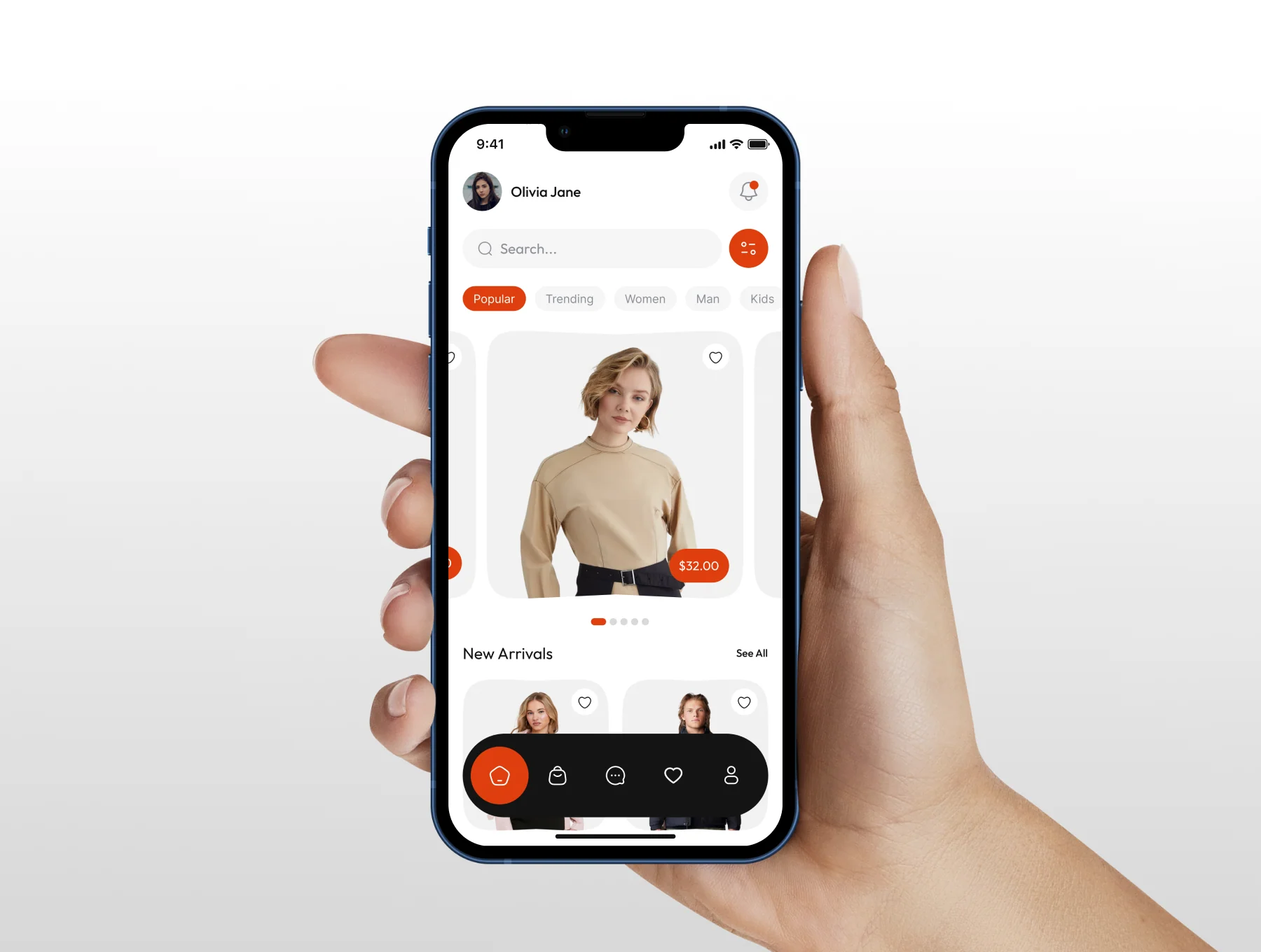 Clothy - Fashion Ecommerce Mobile App UI Kit 4