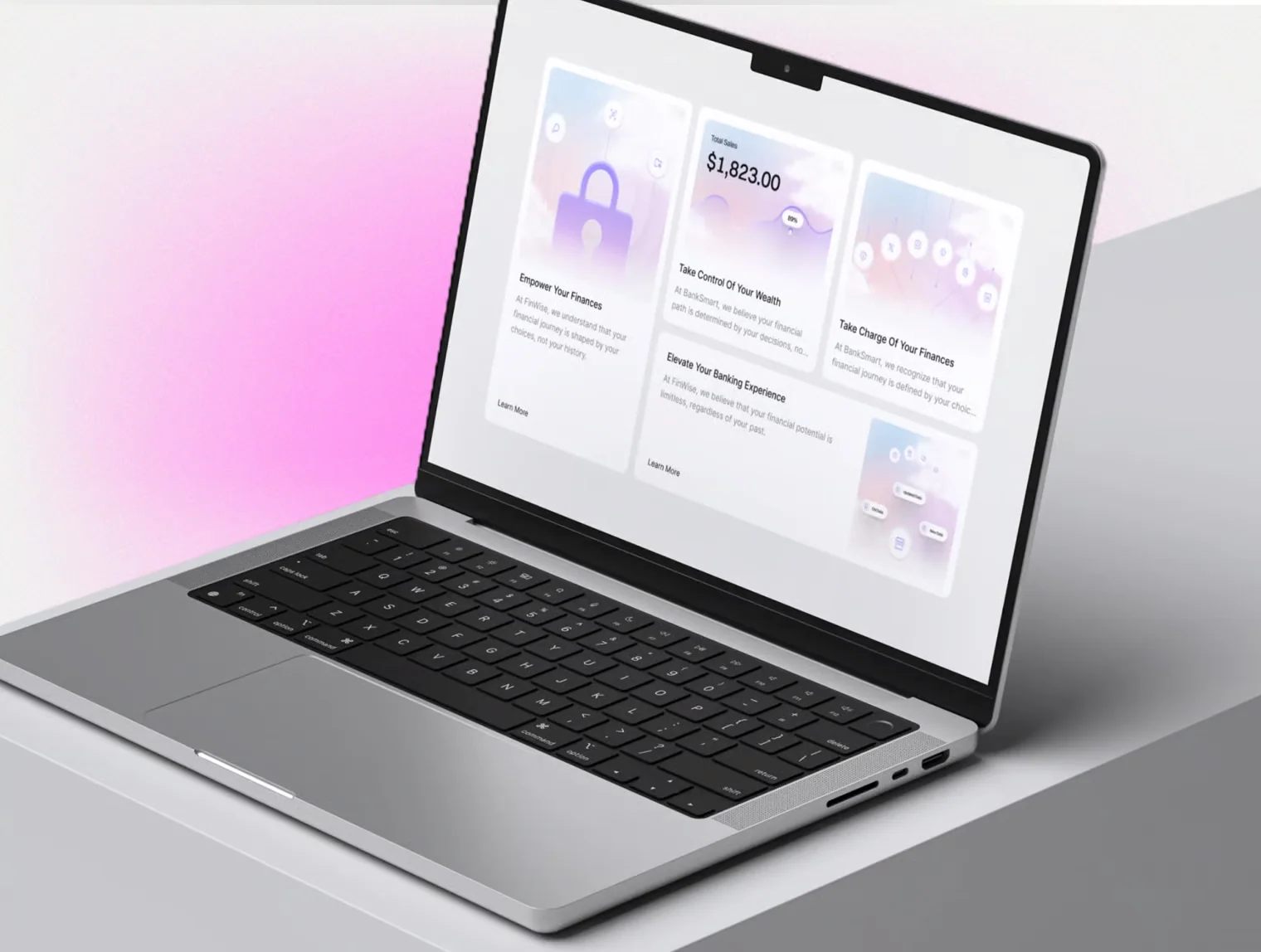 Cloud Bento Cards UI Kit – 50 Dreamy & Modern Card Designs 6
