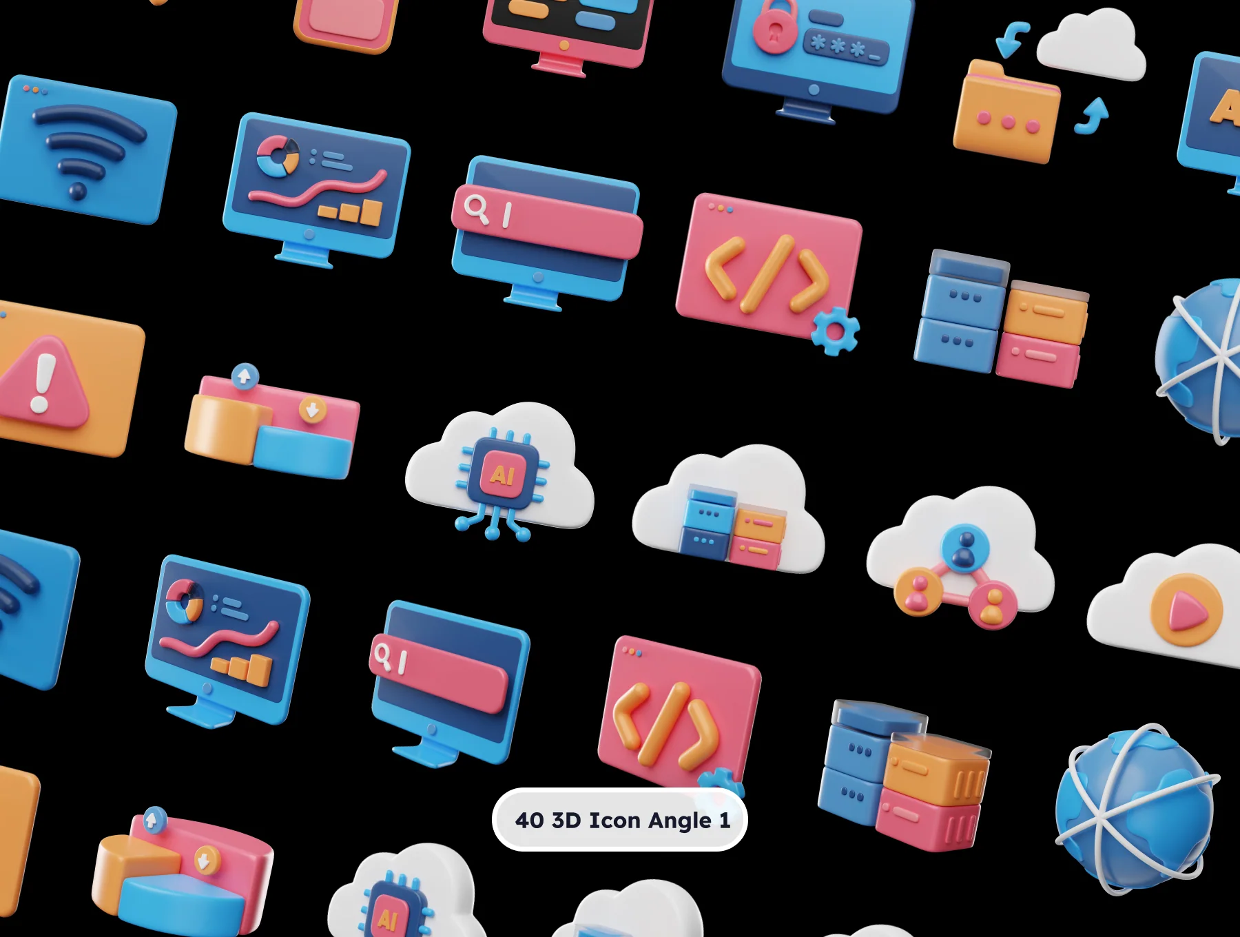 Cloud Tech & SaaS 3D Icon 7
