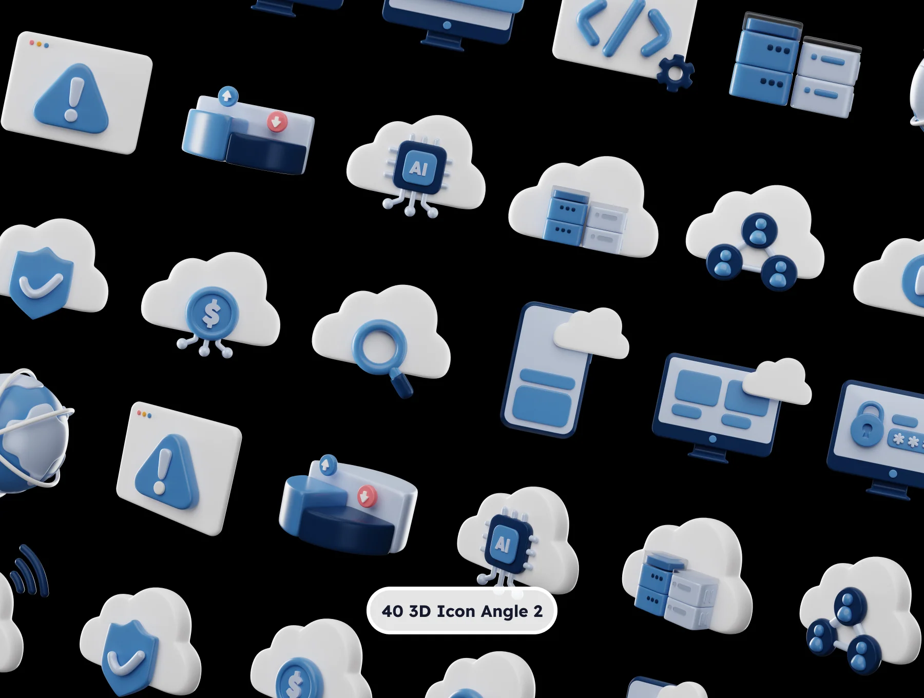 Cloud Tech & SaaS 3D Icon 8