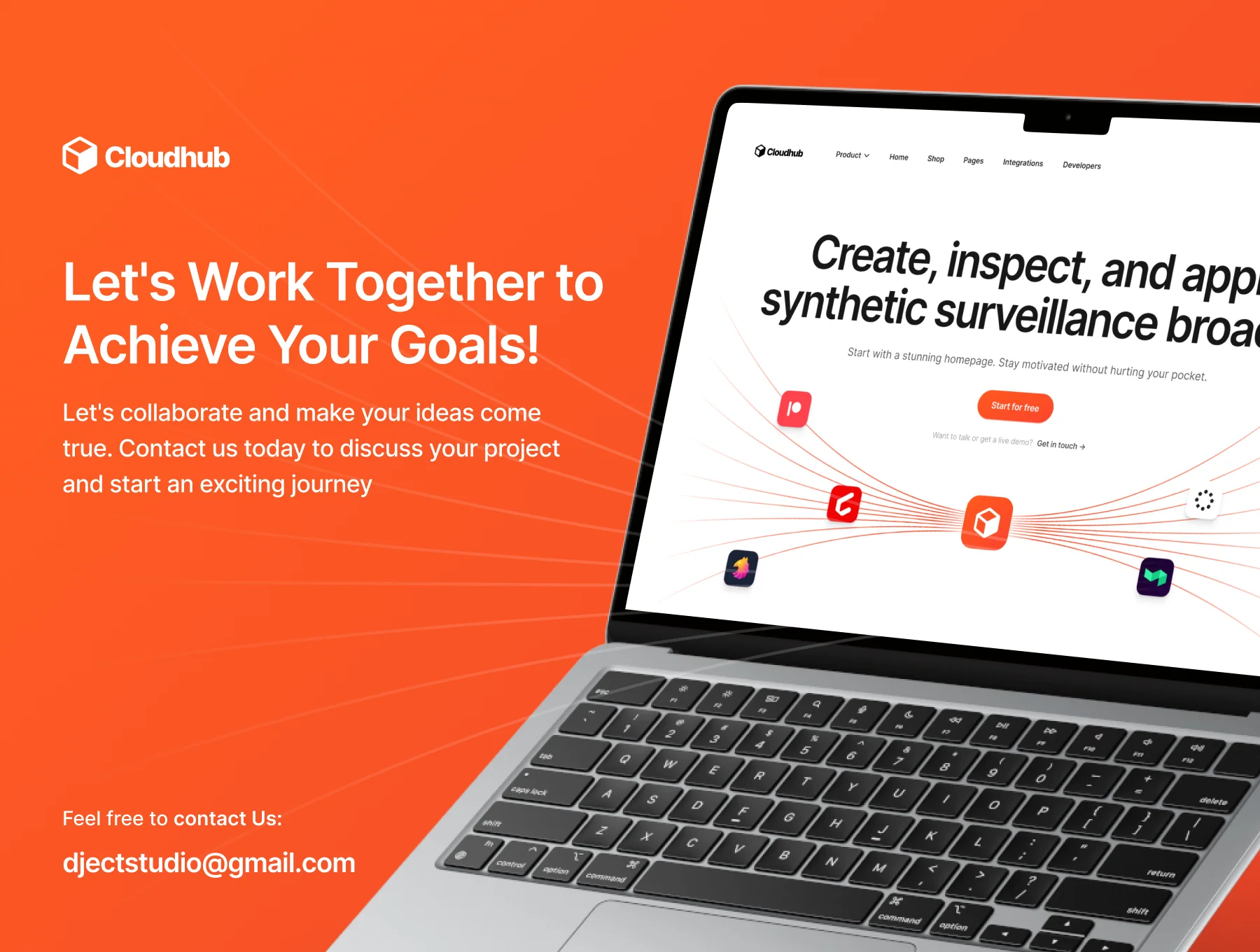 Cloudhub - SAAS Website Template 6