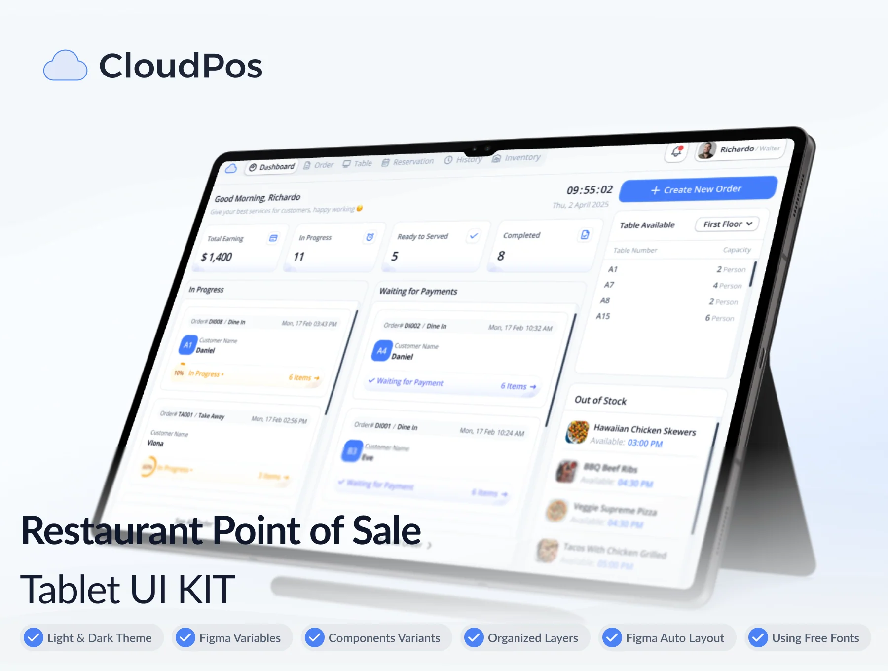 CloudPOS – Restaurant Point of Sale