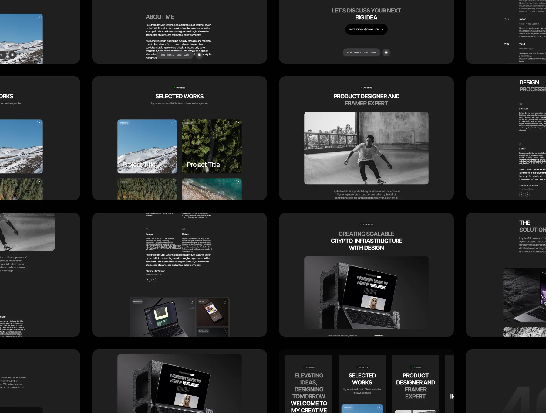 Clufolio Multipurpose Framer Template 9