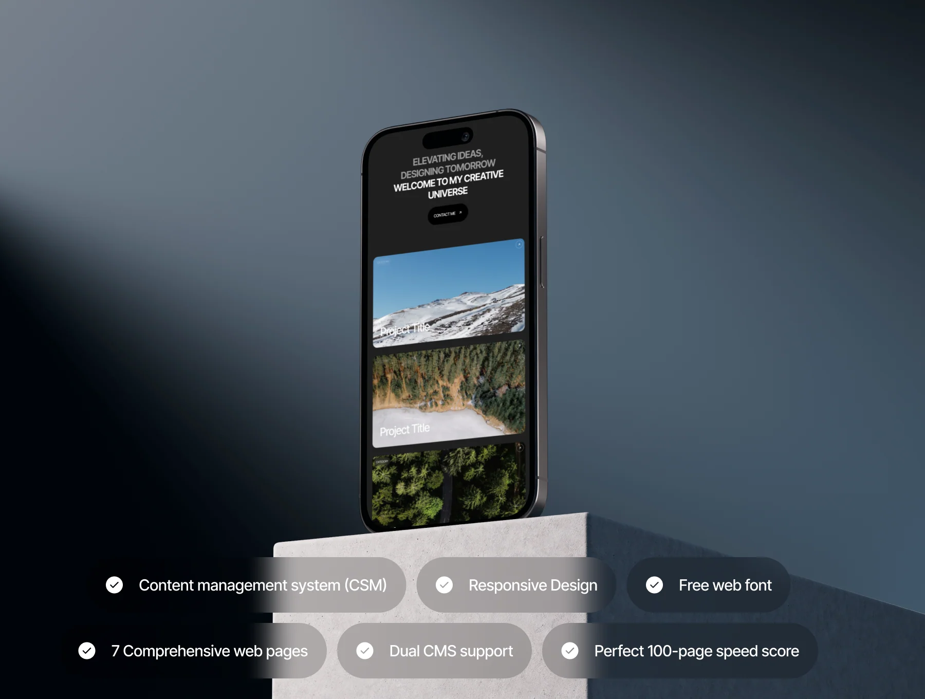 Clufolio Multipurpose Framer Template 2
