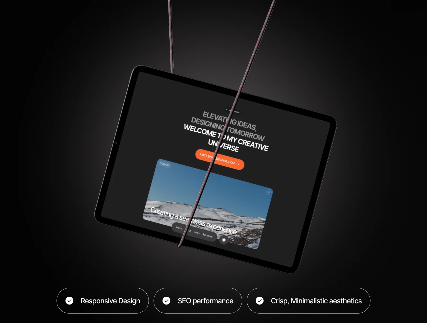 Clufolio Multipurpose Framer Template 3