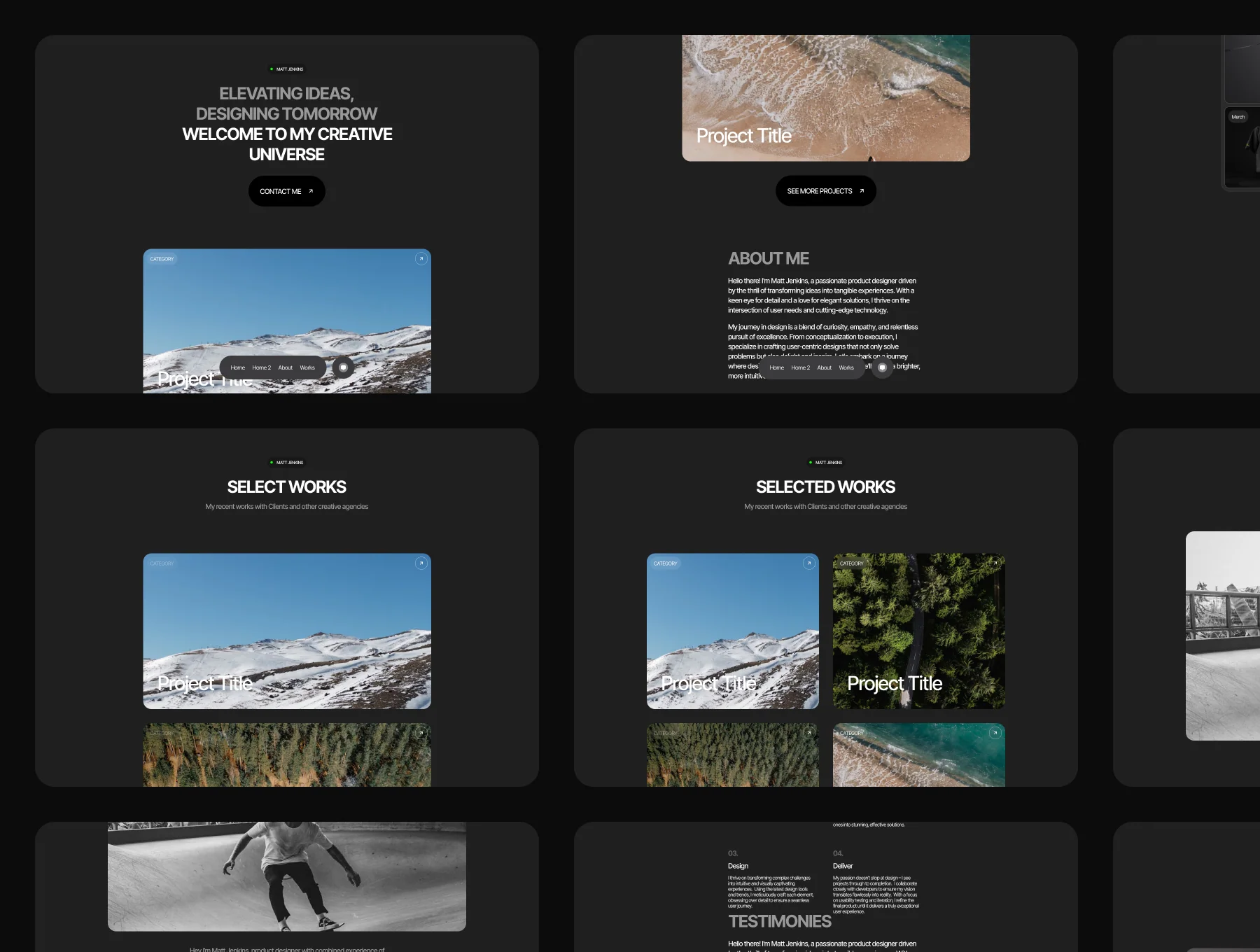 Clufolio Multipurpose Framer Template 8