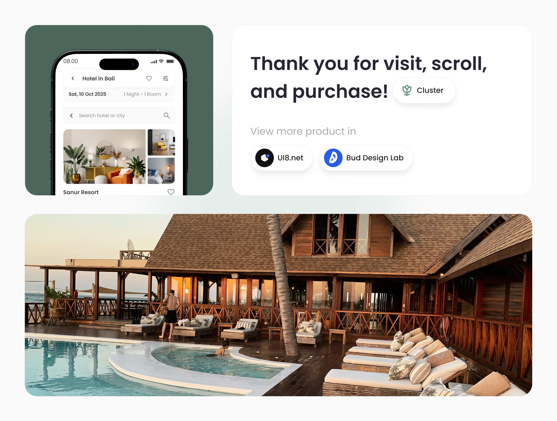 Cluster - Hotel Booking App UI Kit 8