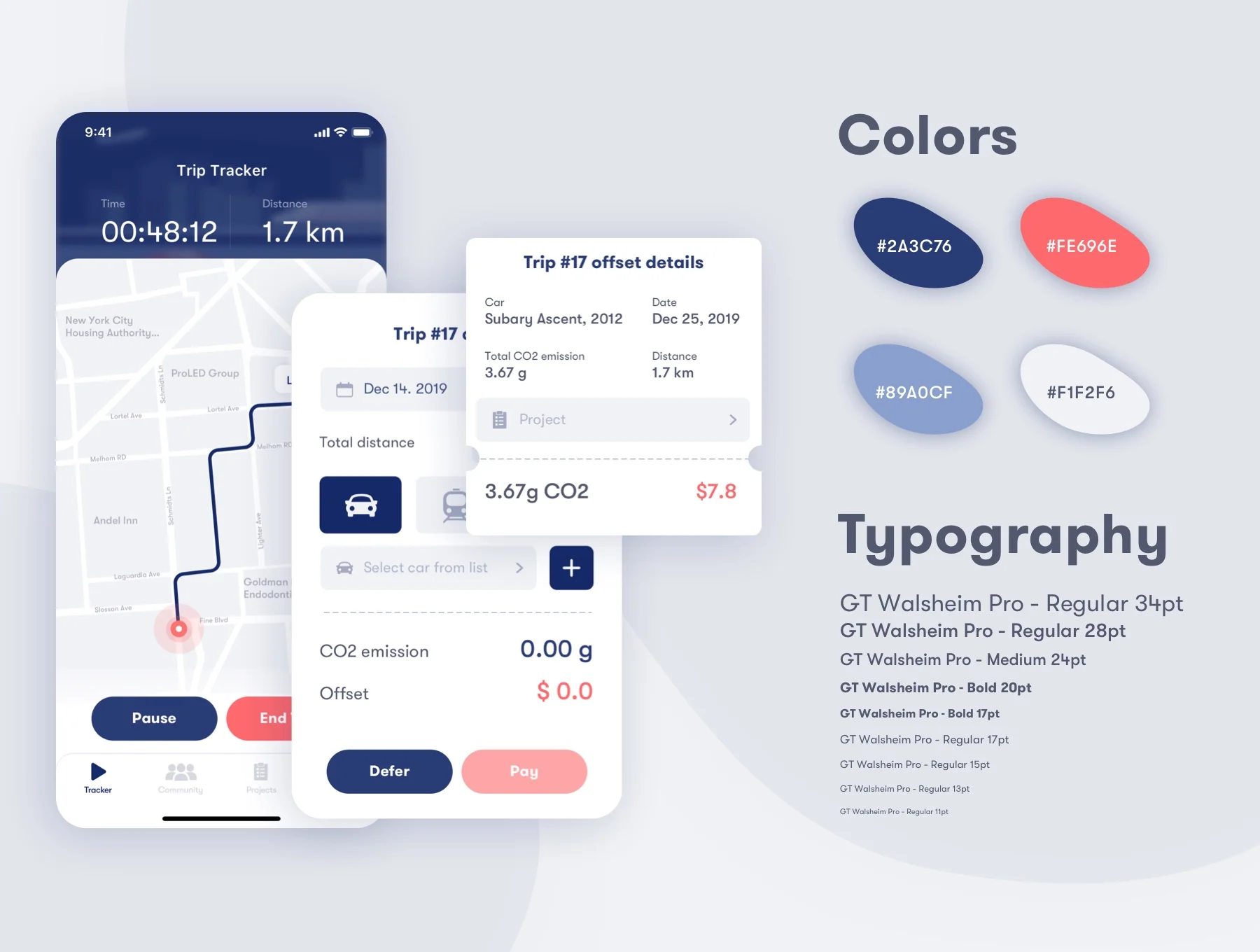 CO2 Emissions App UI Kit 8