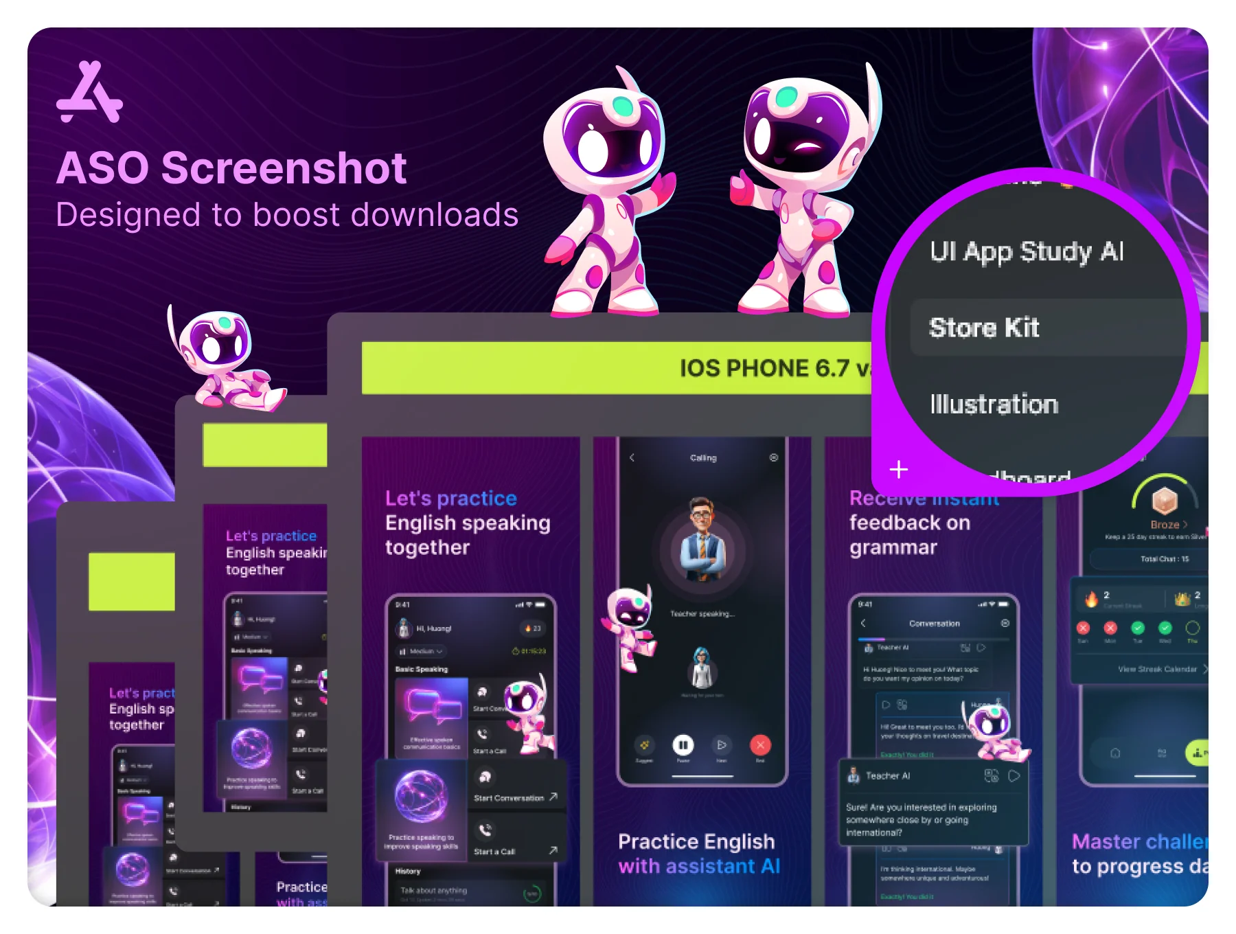 AI Language Learning & Speaking Coach UI Kit - CoachAI 5