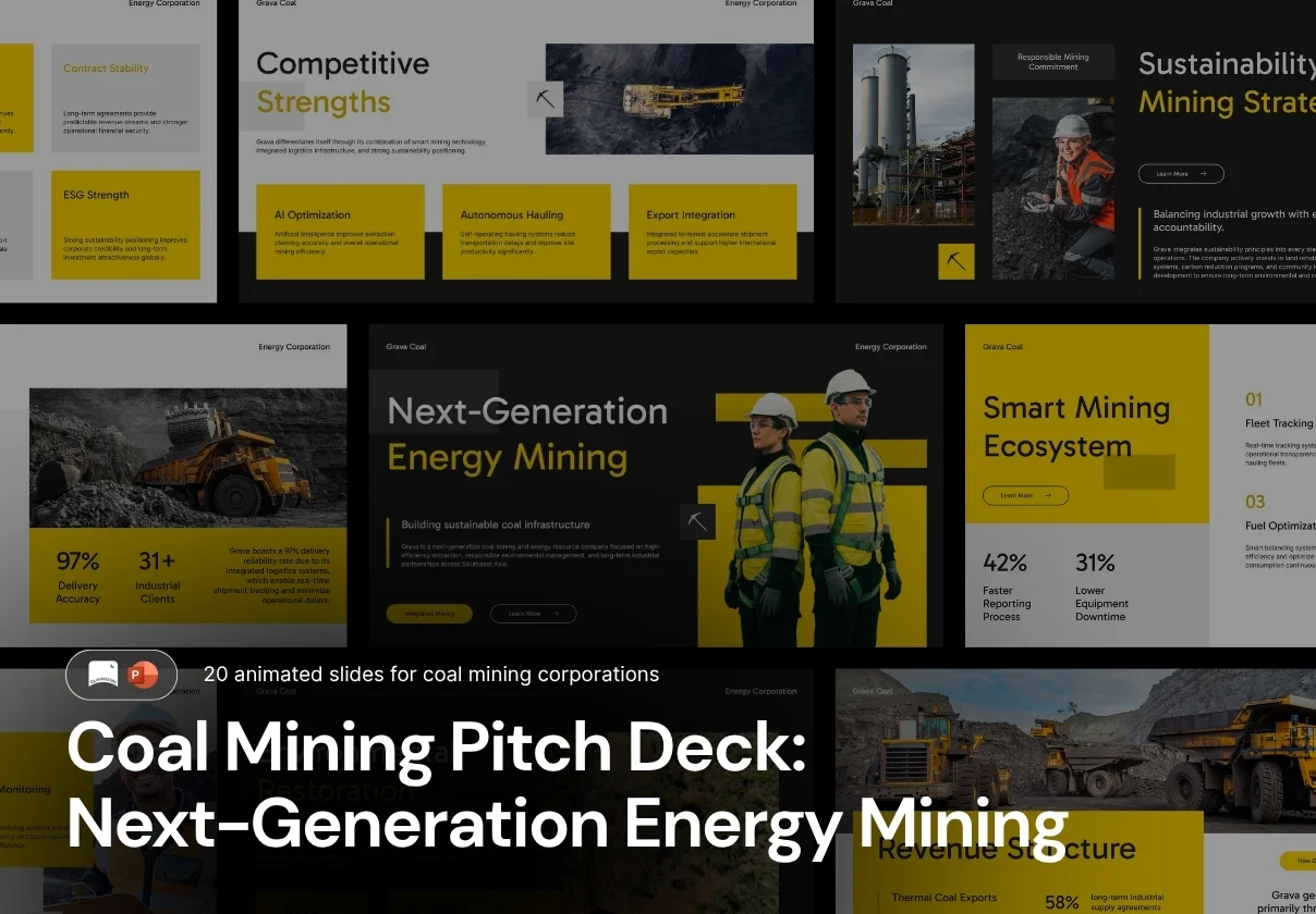 Coal Mining Pitch Deck: Next-Generation Energy Mining & Industrial Investment