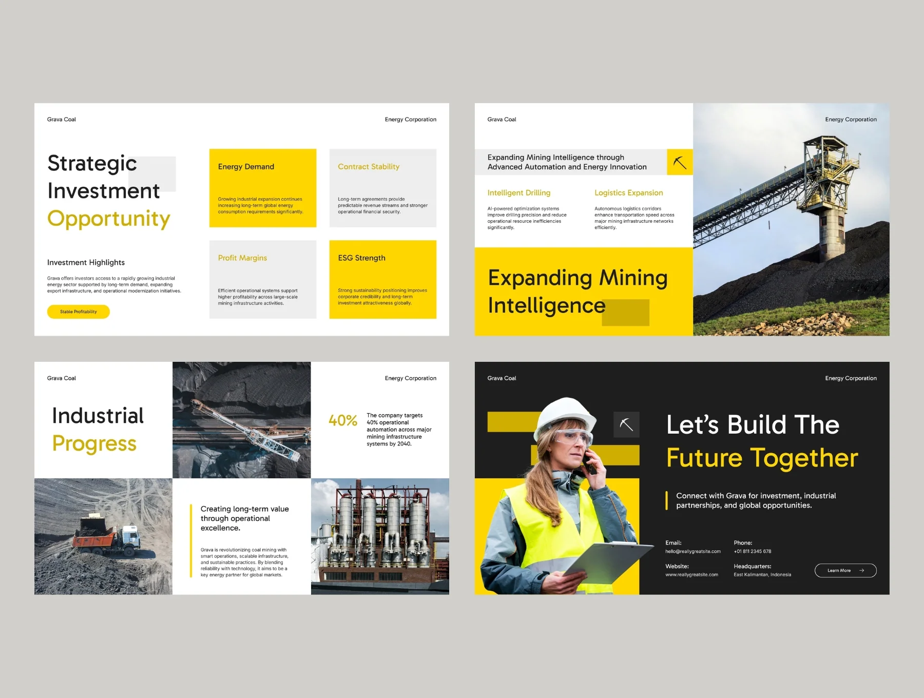 Coal Mining Pitch Deck: Next-Generation Energy Mining & Industrial Investment 2