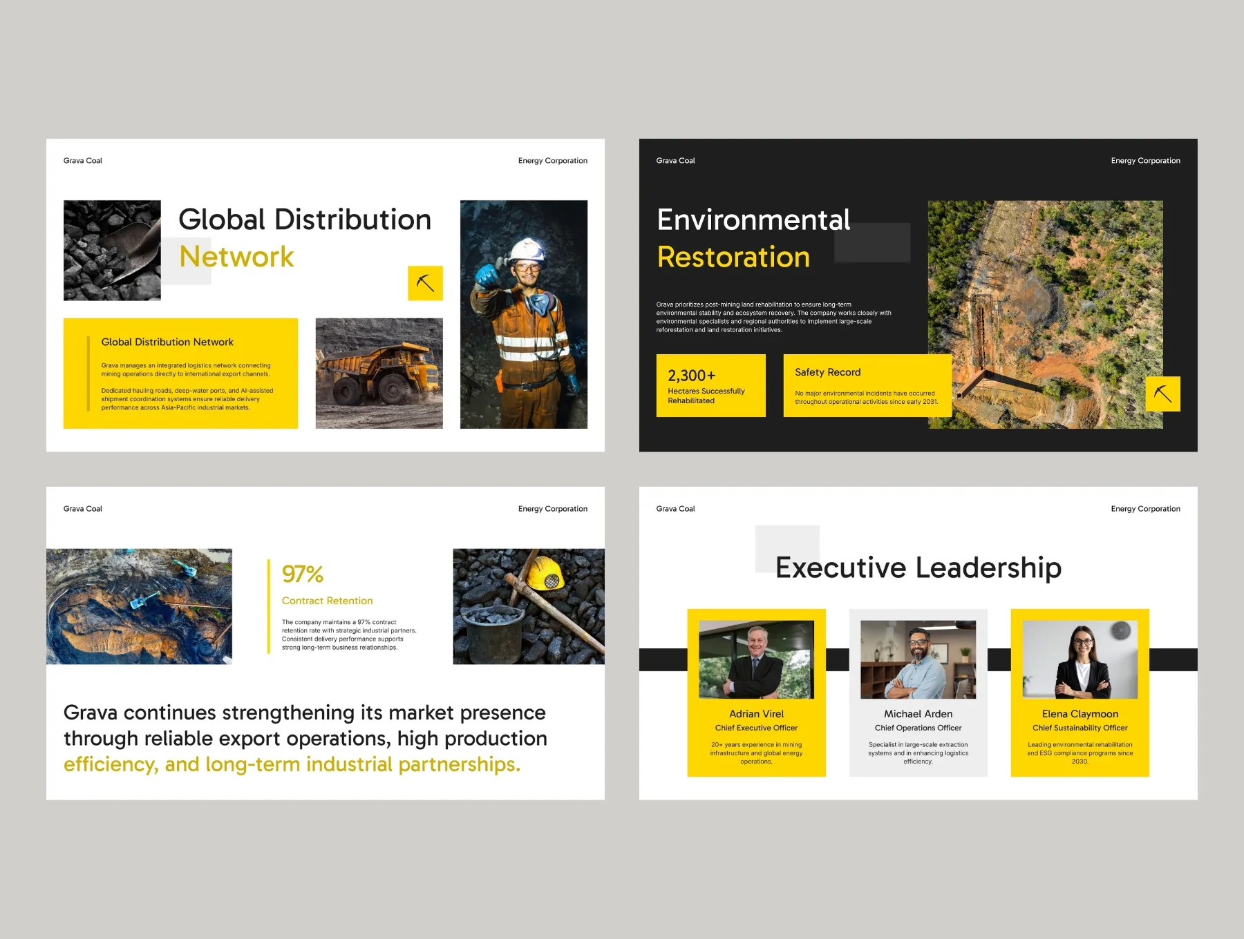 Coal Mining Pitch Deck: Next-Generation Energy Mining & Industrial Investment 3