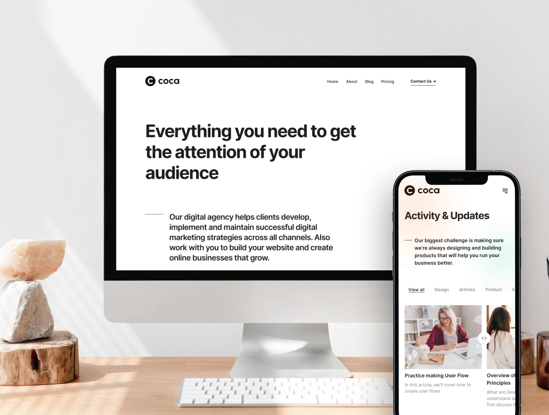 Coca - Digital Marketing Website 3