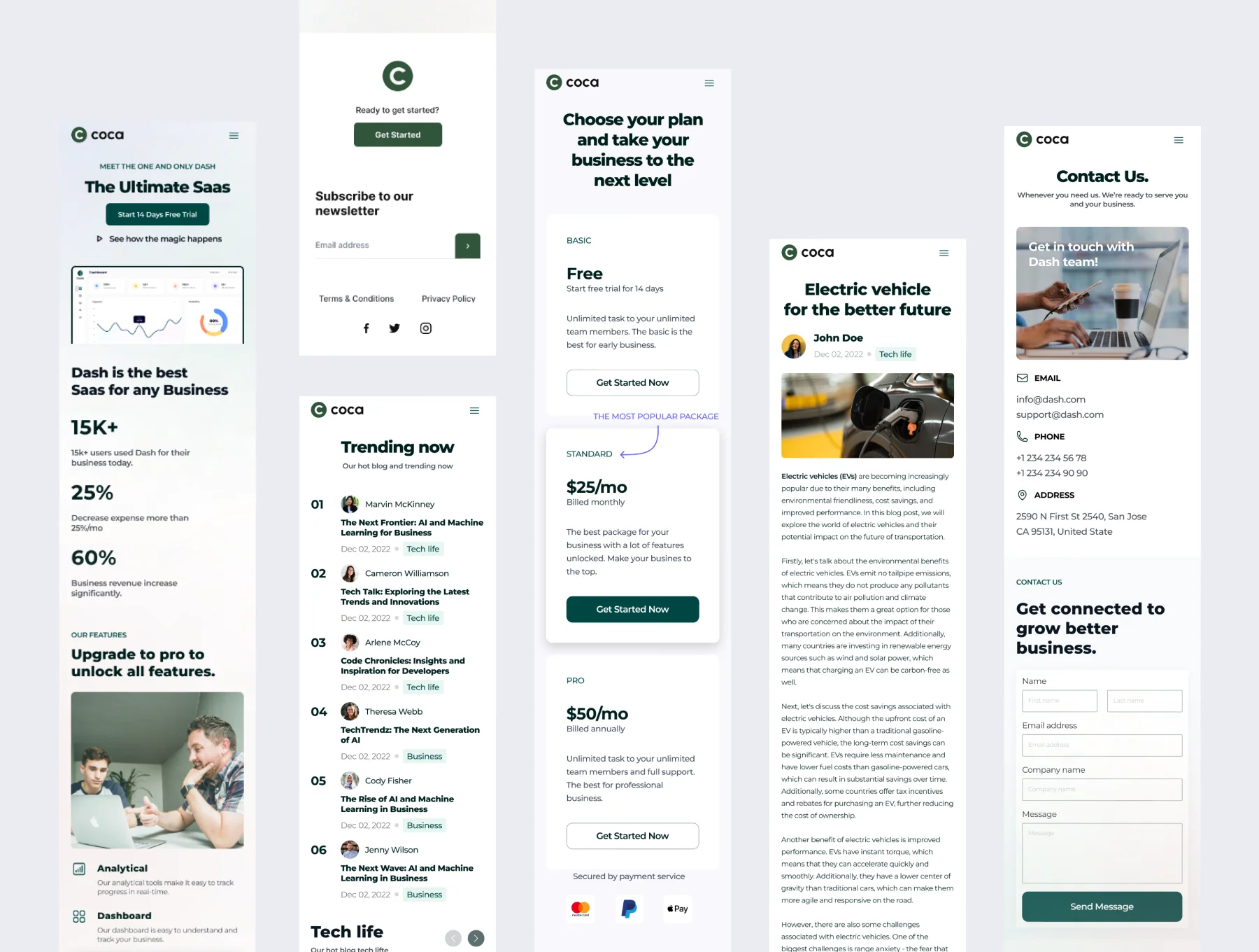 Coca - Saas & Startup Website 6