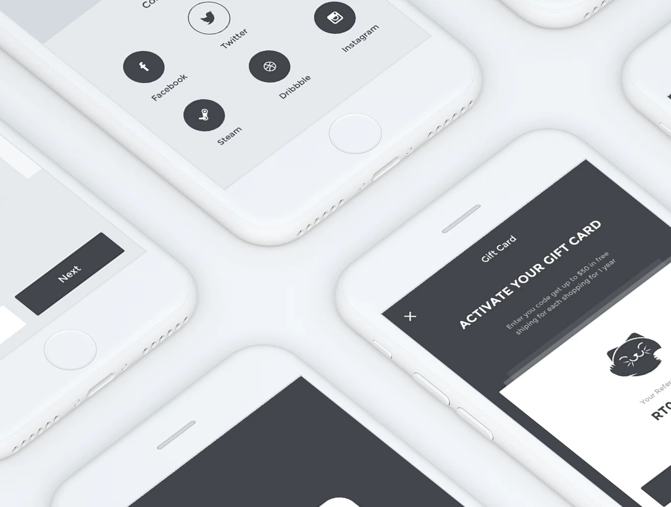 Codama iOS Wireframe Kit 5