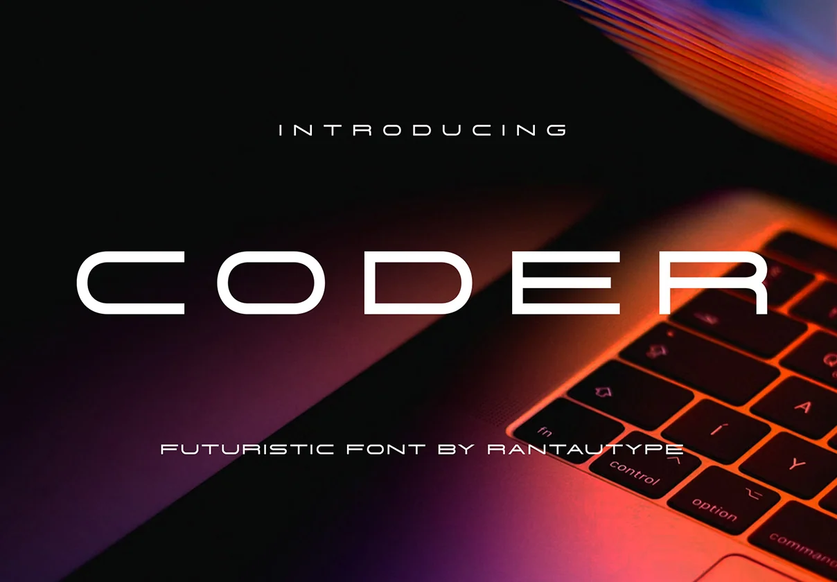 Coder Futuristic Font