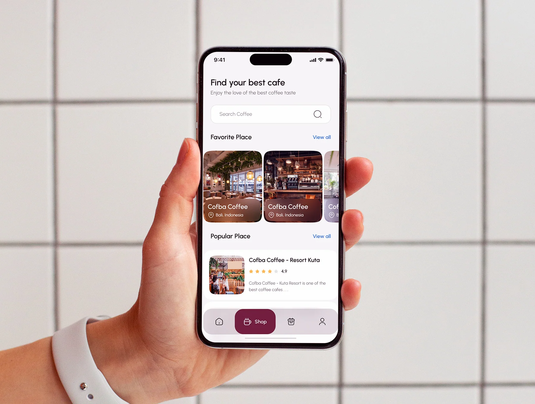 Cofba Coffee - Coffee Shop Mobile App (UI KIT) 5