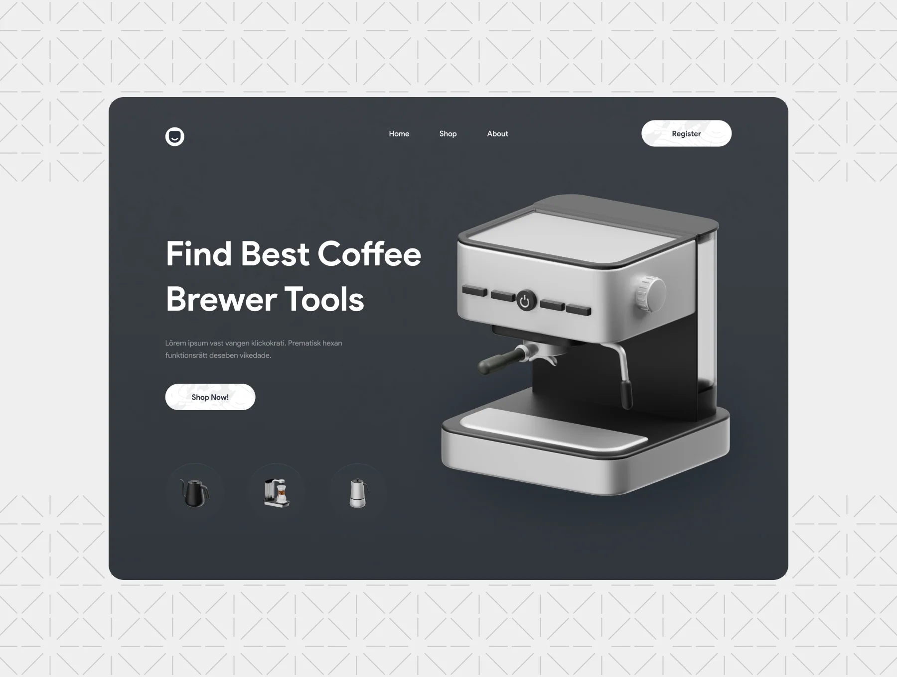 Coffee 3D Icon 3