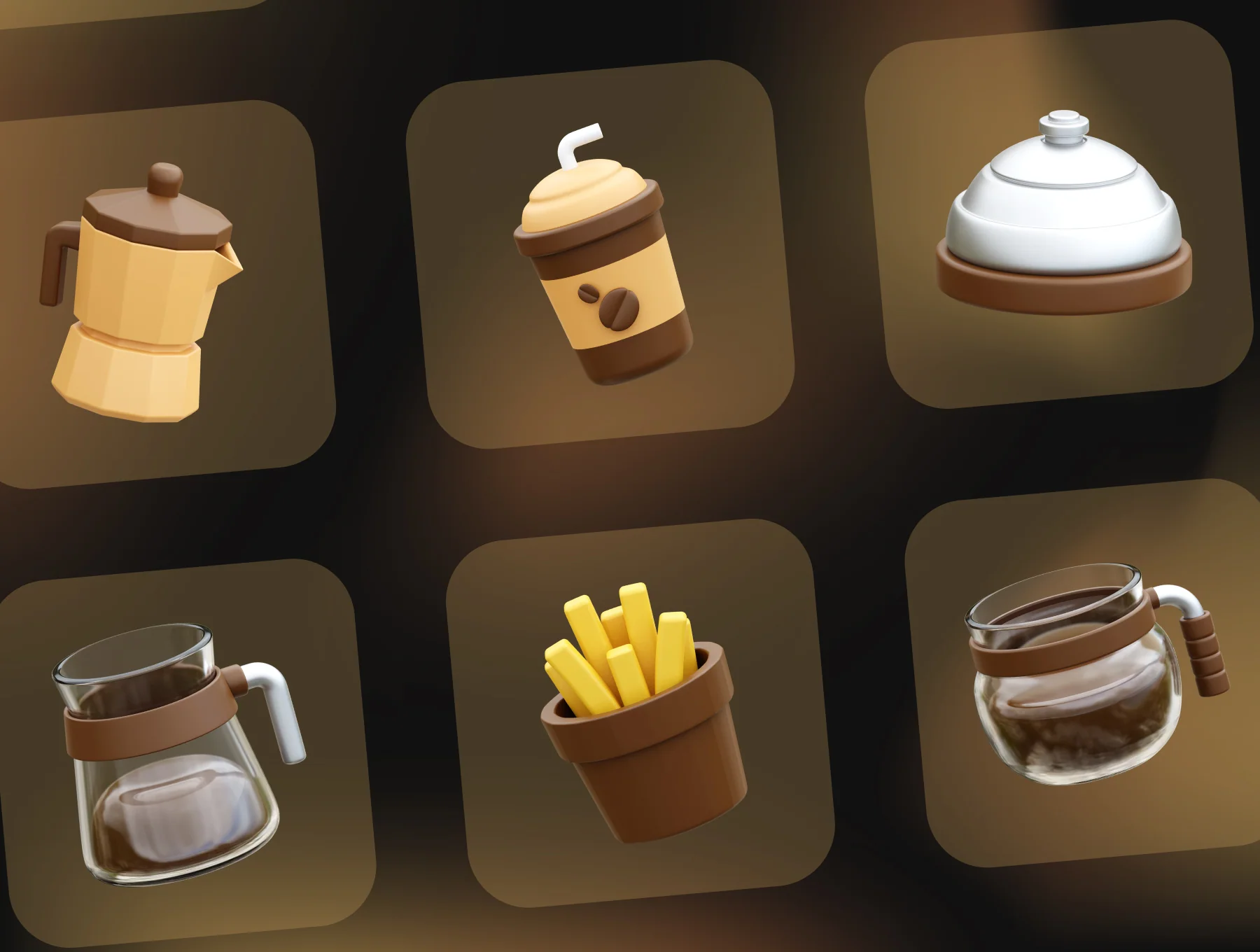 Coffee 3D Icons 6