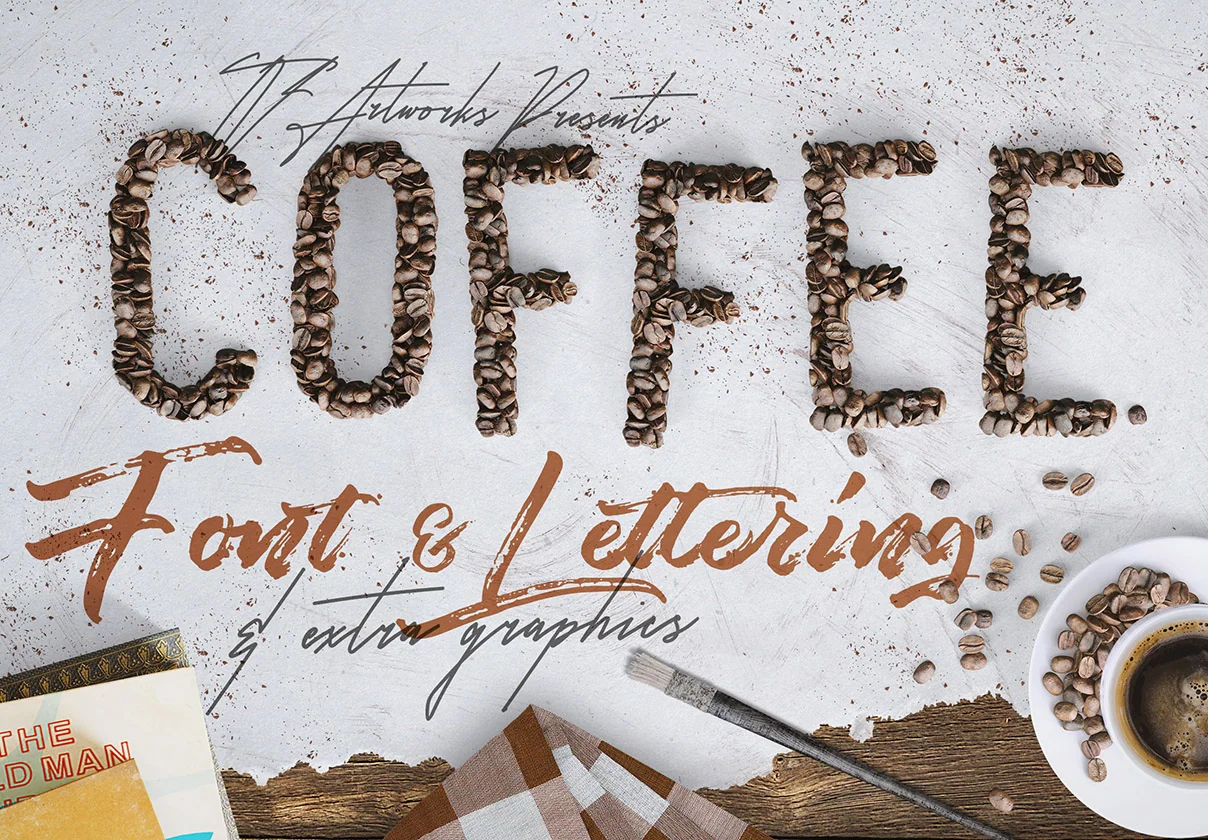 Coffee Beans - Font & Lettering