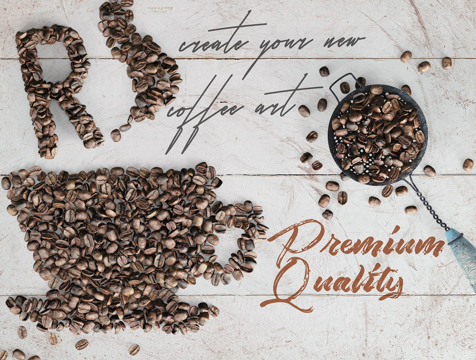 Coffee Beans - Font & Lettering 2