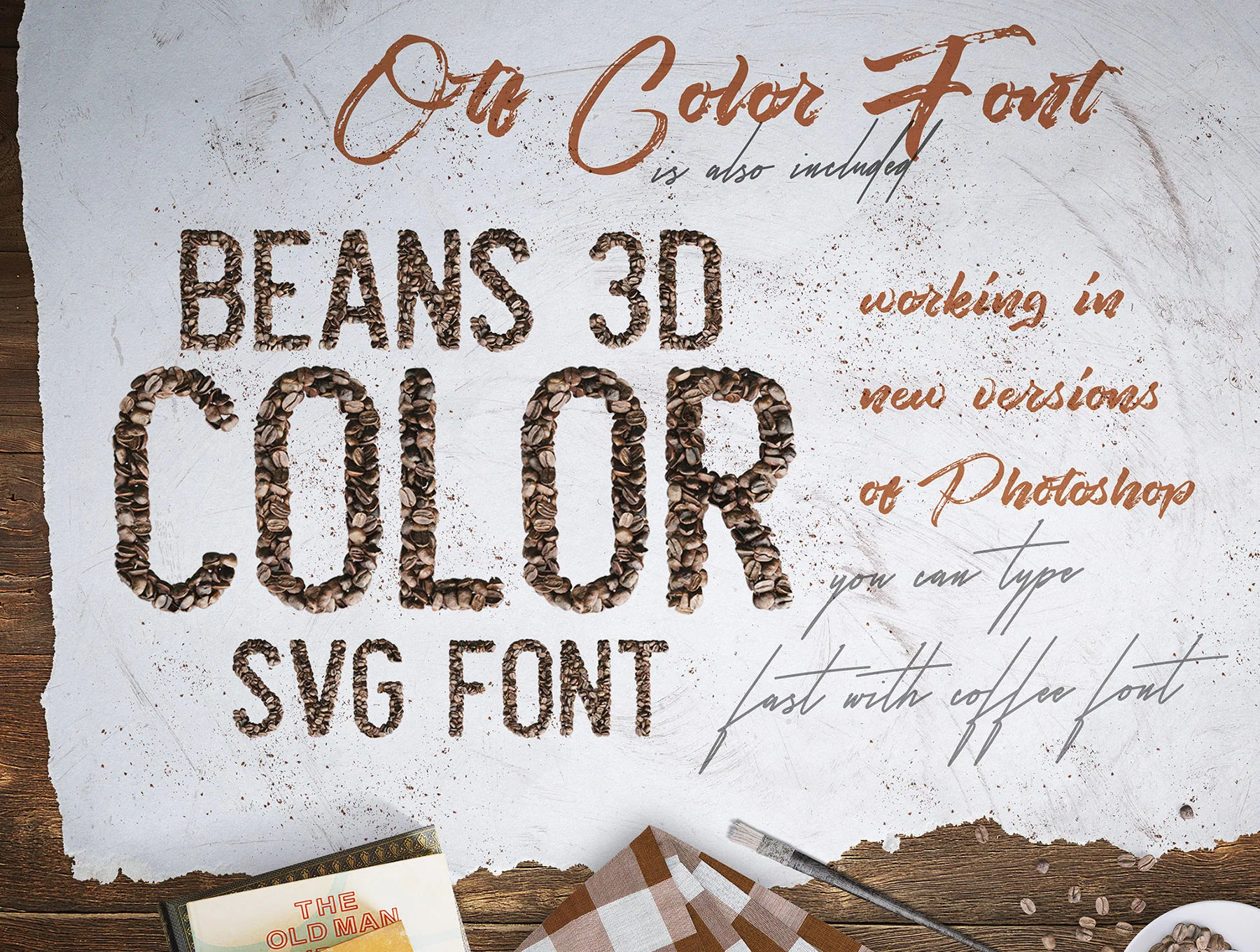 Coffee Beans - Font & Lettering 3