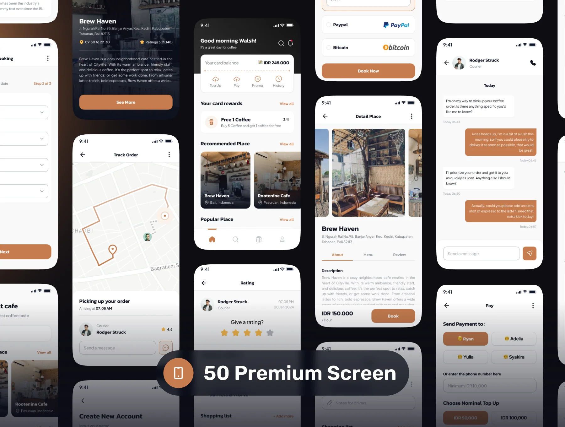 Coffee Break - Delivery & Book Coffee Shop App UI Kit 2