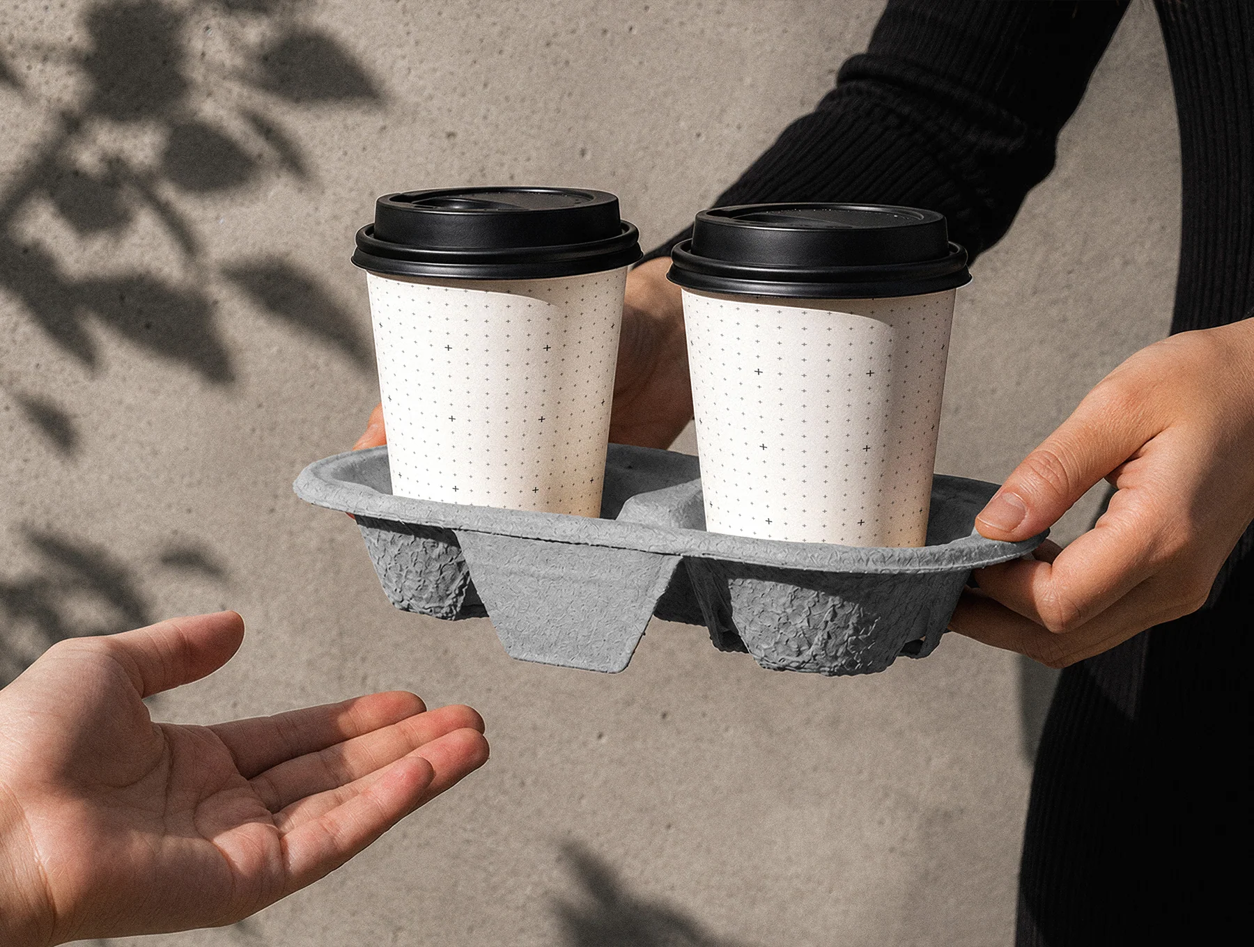 Coffee Cup Carrier Mockup – 3 Editable PSD Scenes 5