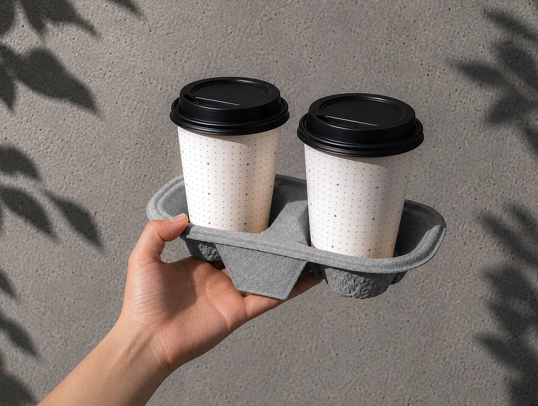 Coffee Cup Carrier Mockup – 3 Editable PSD Scenes 6