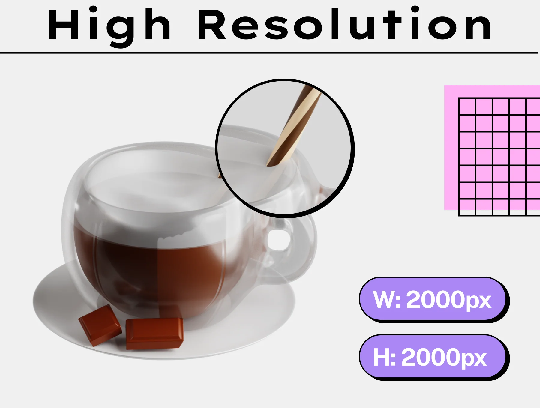 Coffee Drinks 3D Icon Set 2