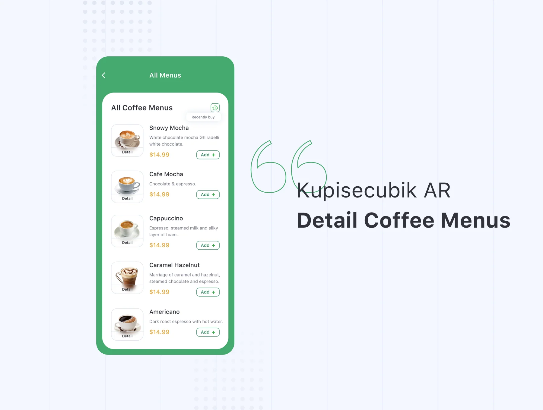 Coffee AR iOS App 4