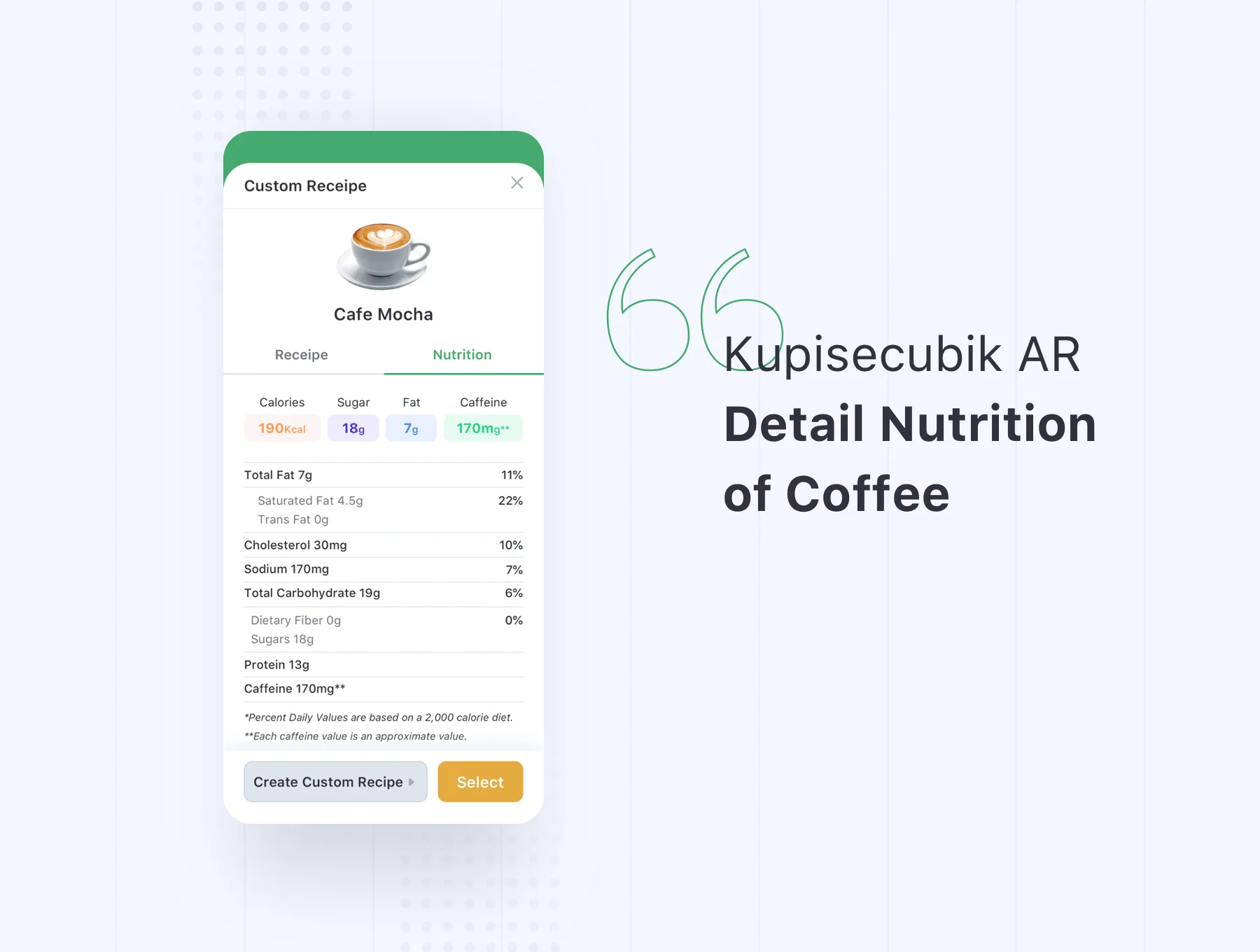 Coffee AR iOS App 5