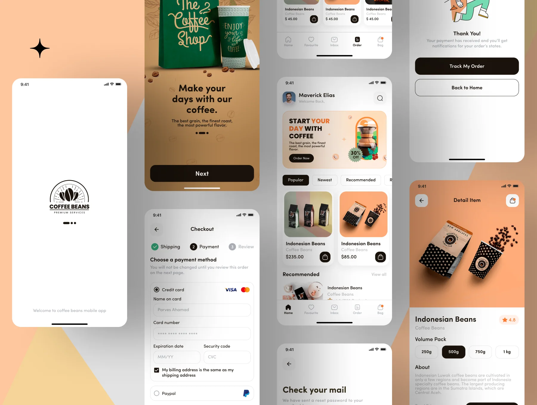 Coffee Bean Shop Mobile App 3
