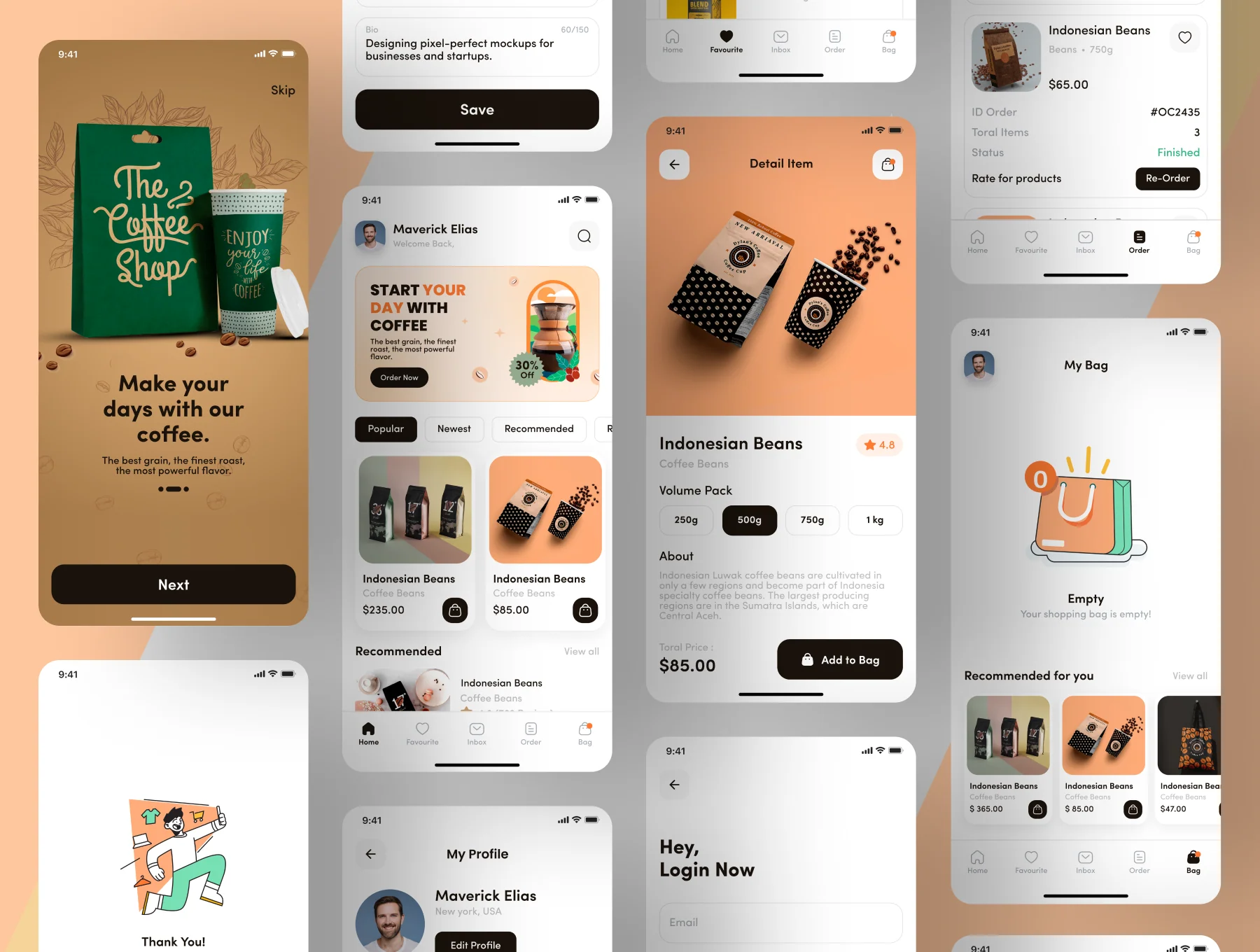 Coffee Bean Shop Mobile App 4
