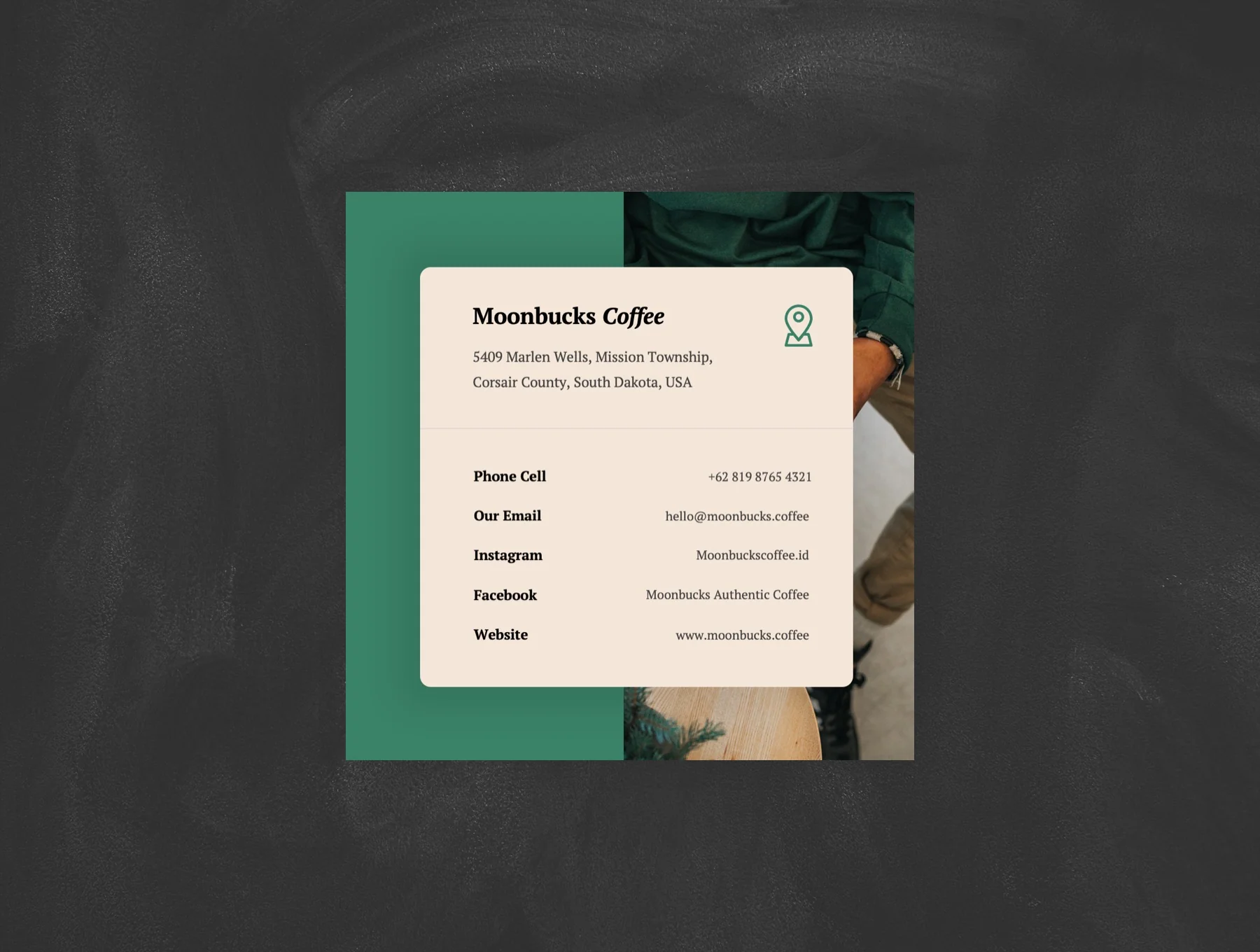 Coffee Shop Social Media Instagram Post PPT