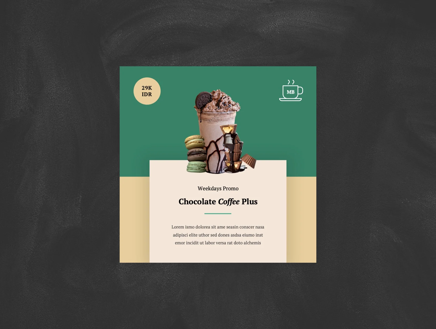 Coffee Shop Social Media Instagram Post PPT 2
