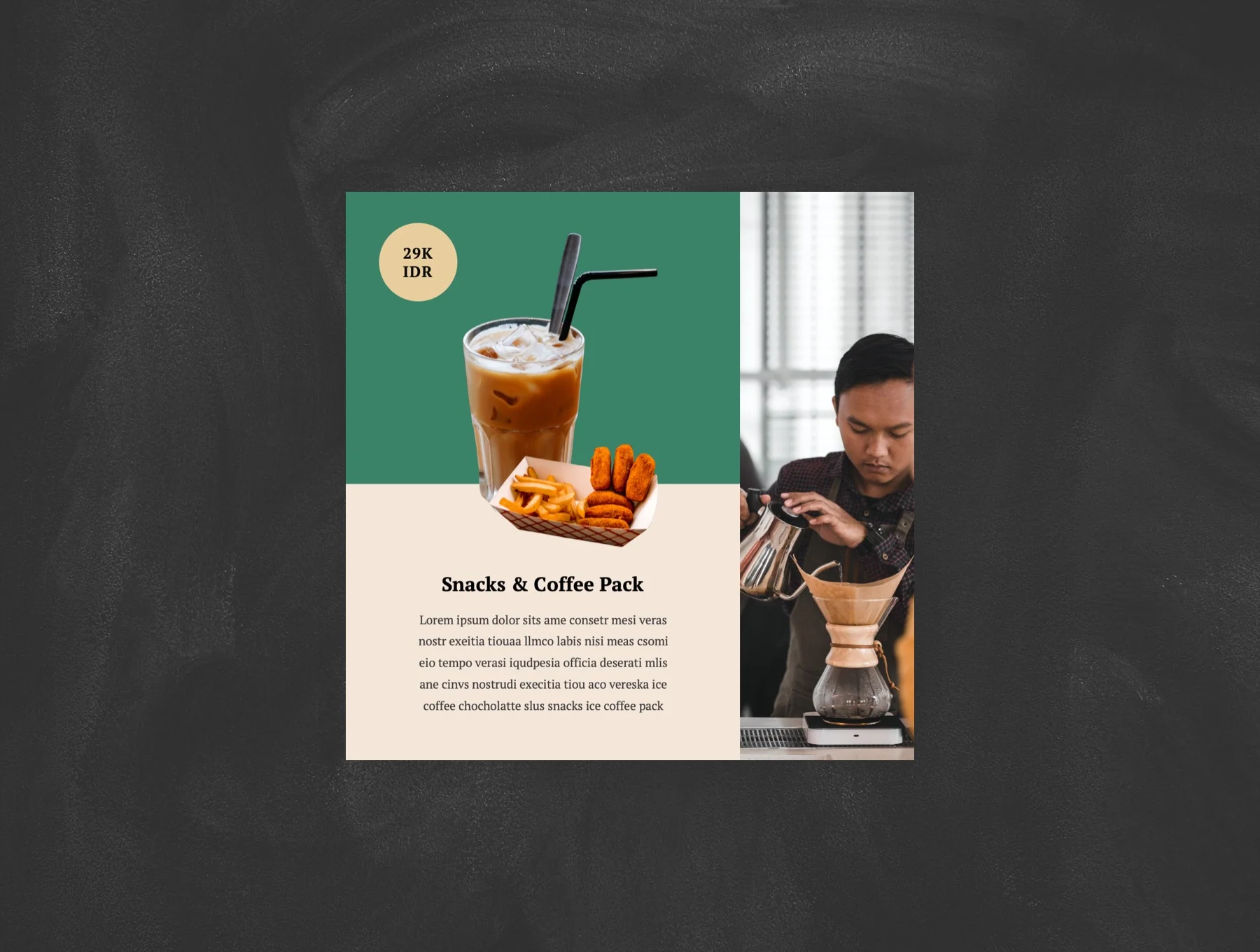 Coffee Shop Social Media Instagram Post PPT 4
