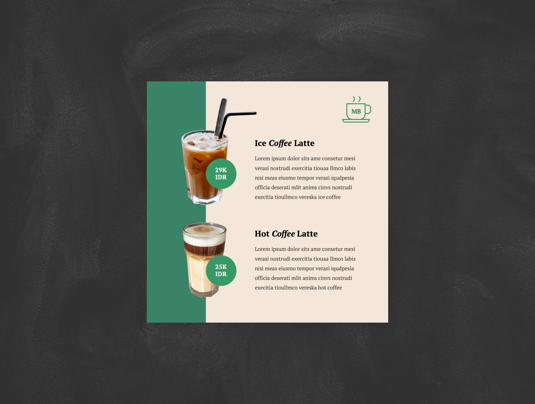 Coffee Shop Social Media Instagram Post PPT 5