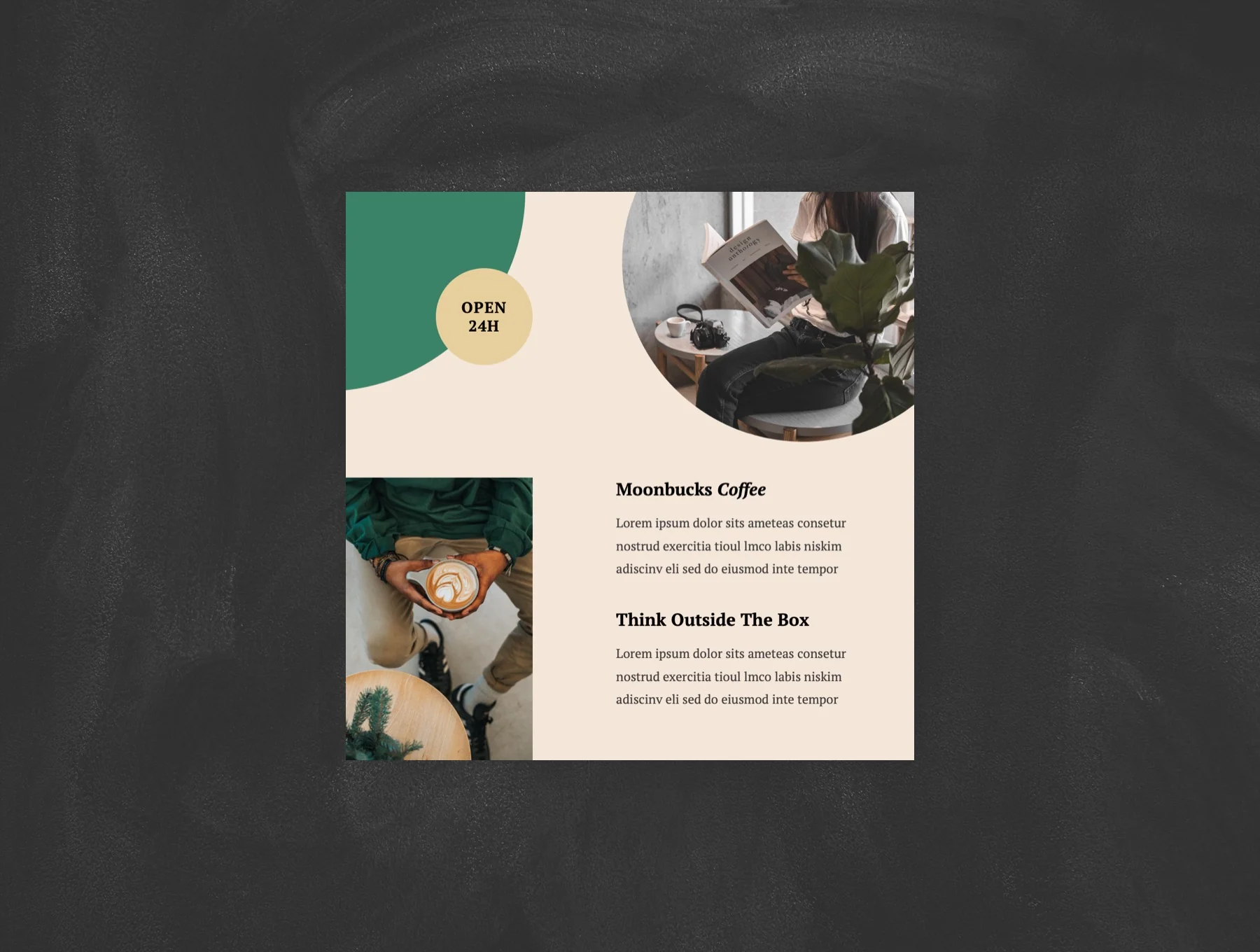 Coffee Shop Social Media Instagram Post PPT 8