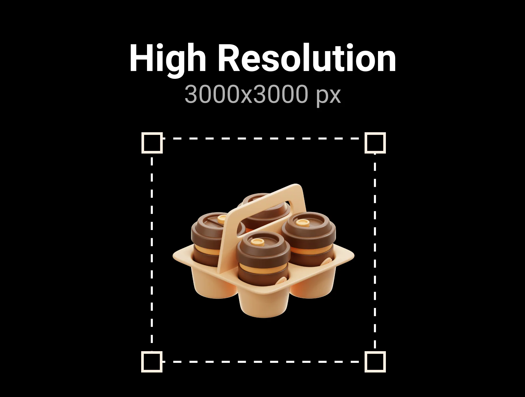 Coffee Shop Tools 3D Icon Pack 2