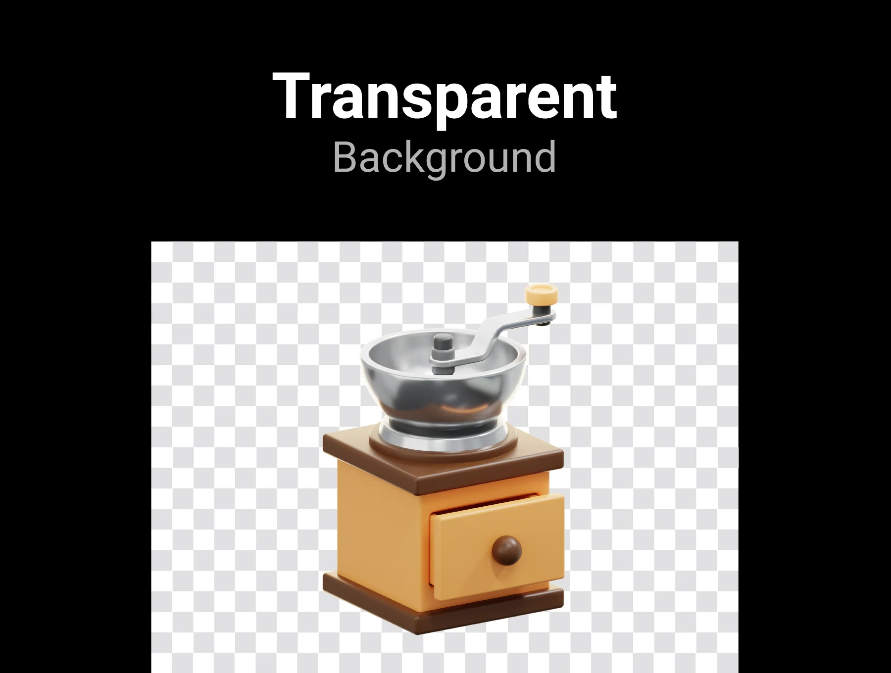 Coffee Shop Tools 3D Icon Pack 4