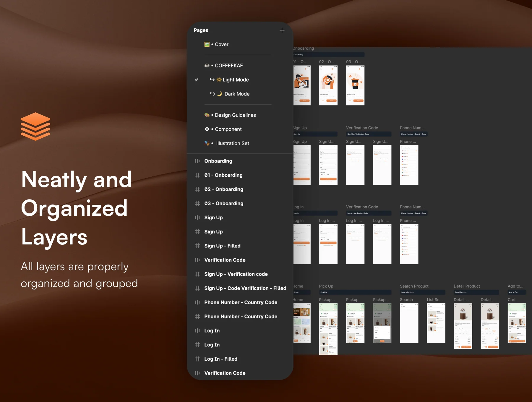 Coffeekaf - Coffee Shop App UI Kit 4