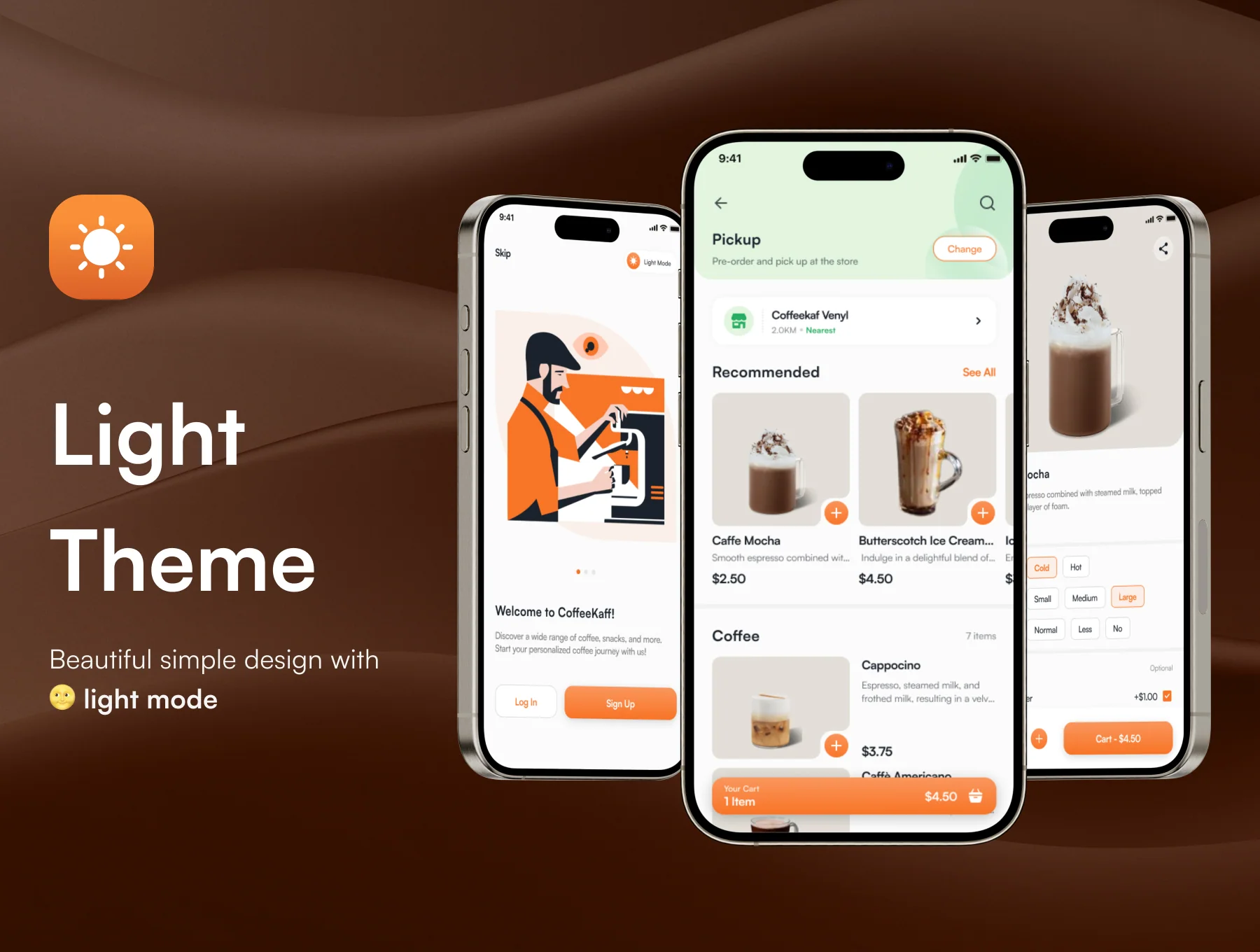 Coffeekaf - Coffee Shop App UI Kit 5