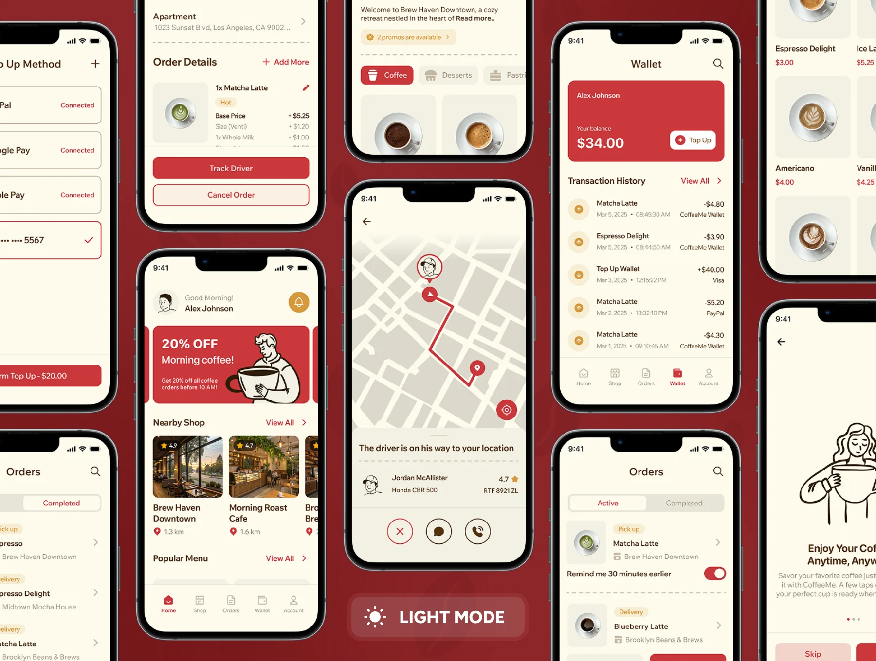 CoffeeMe - Coffee Shop App UI Kit 4