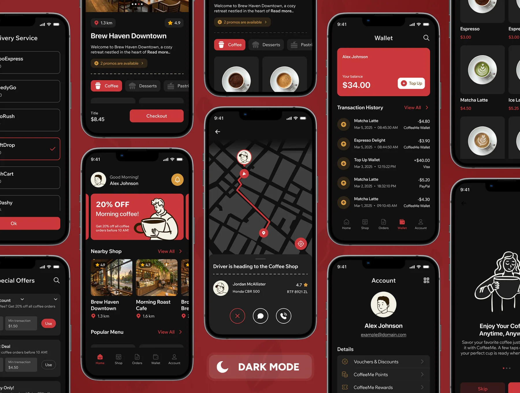 CoffeeMe - Coffee Shop App UI Kit 5