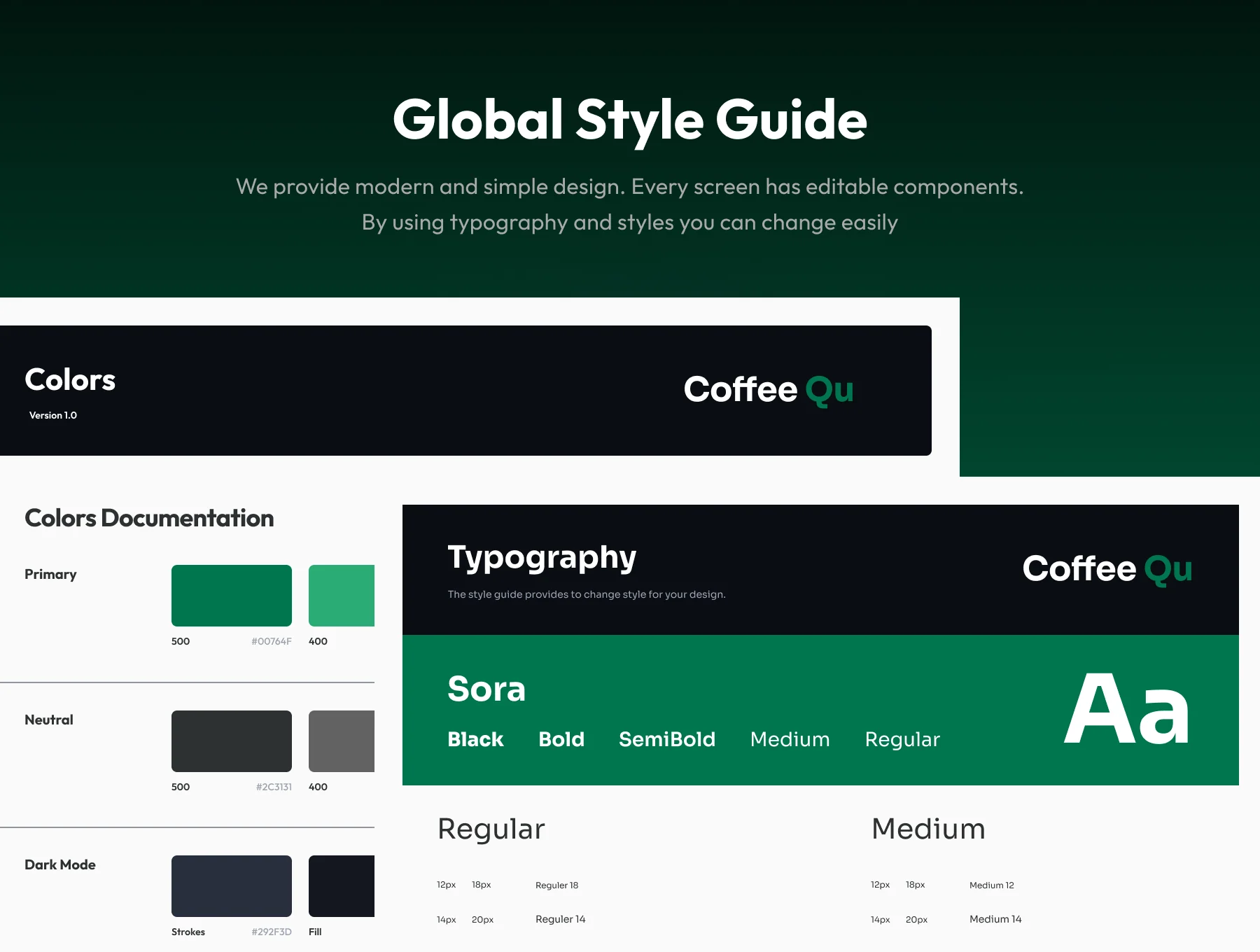 CoffeeQu - Coffee Shop App UI Kit 4