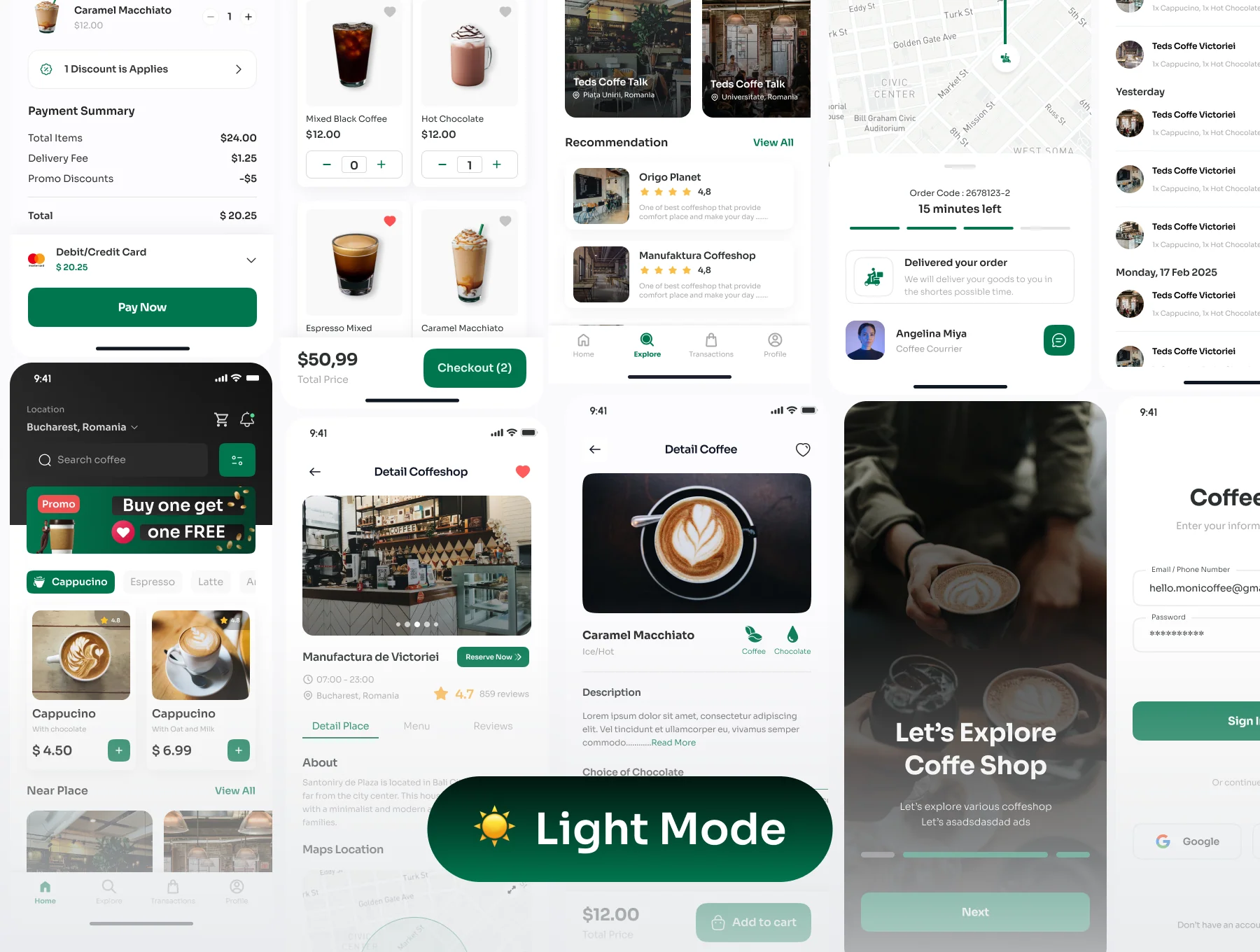 CoffeeQu - Coffee Shop App UI Kit 5