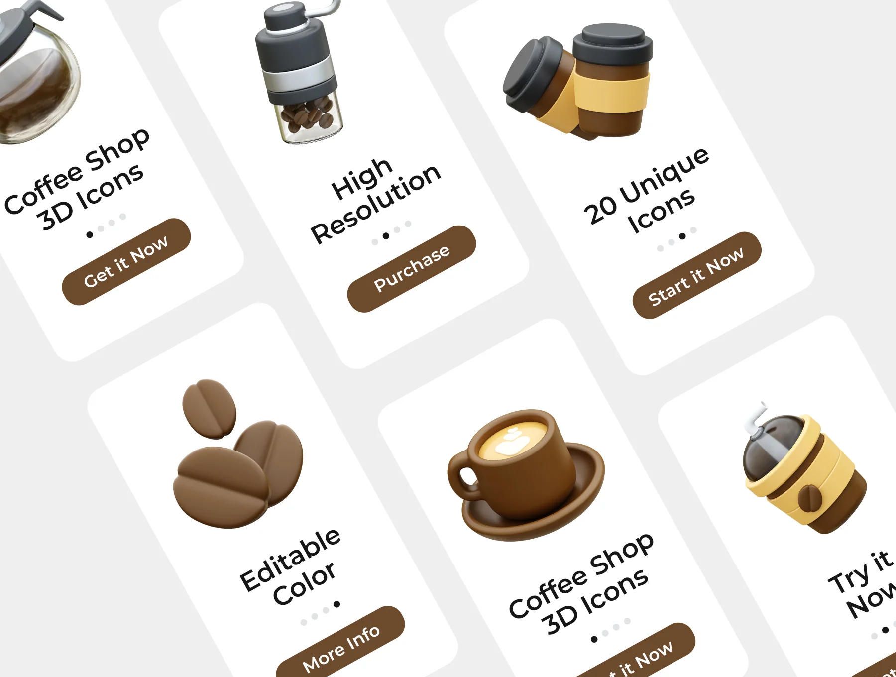 Coffee Shop 3D Icon 5