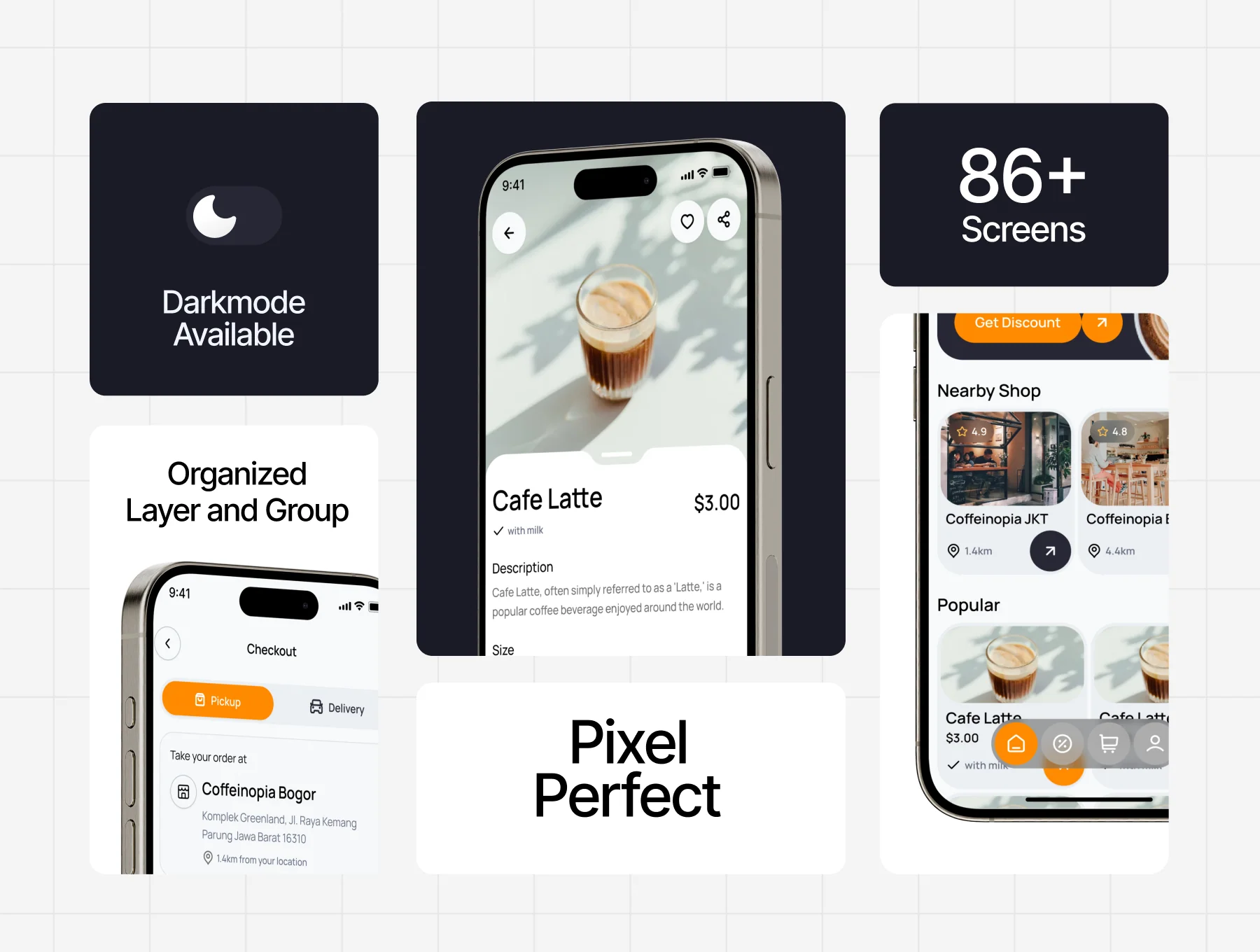 Coffeinopia - Coffe Shop App Mobile UI UX 2