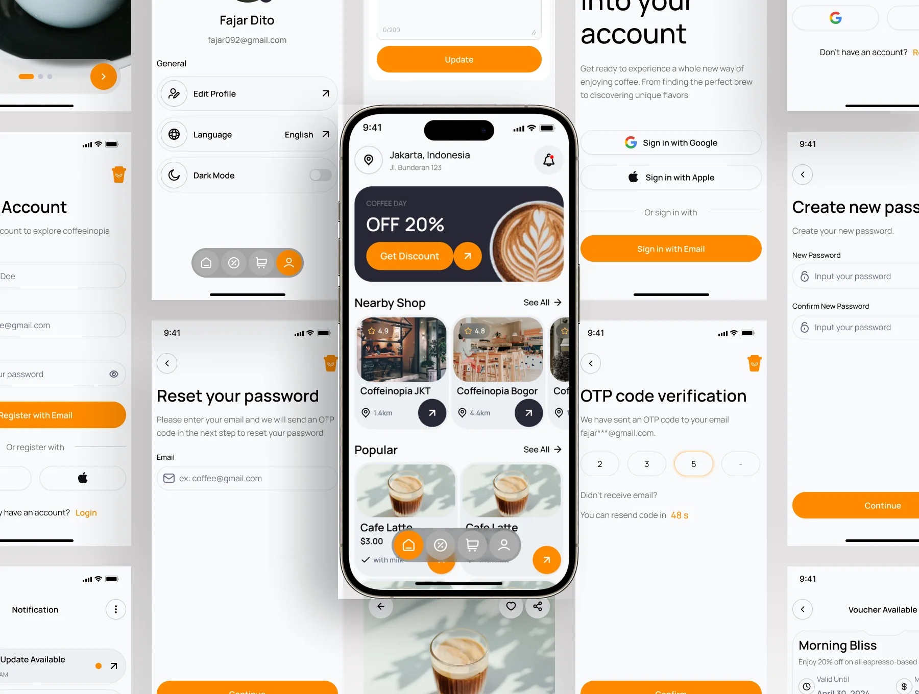 Coffeinopia - Coffe Shop App Mobile UI UX 5